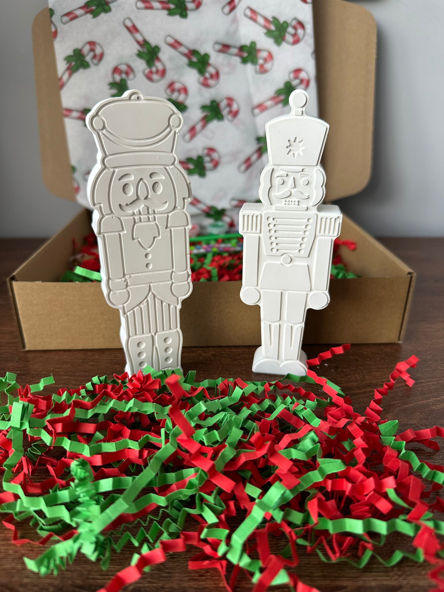 Paint Your Own Christmas Nutcracker Craft Set ~ Present ~ Christmas Tree ~ Snowflake ~ Stocking Filler ~ Xmas Eve Box