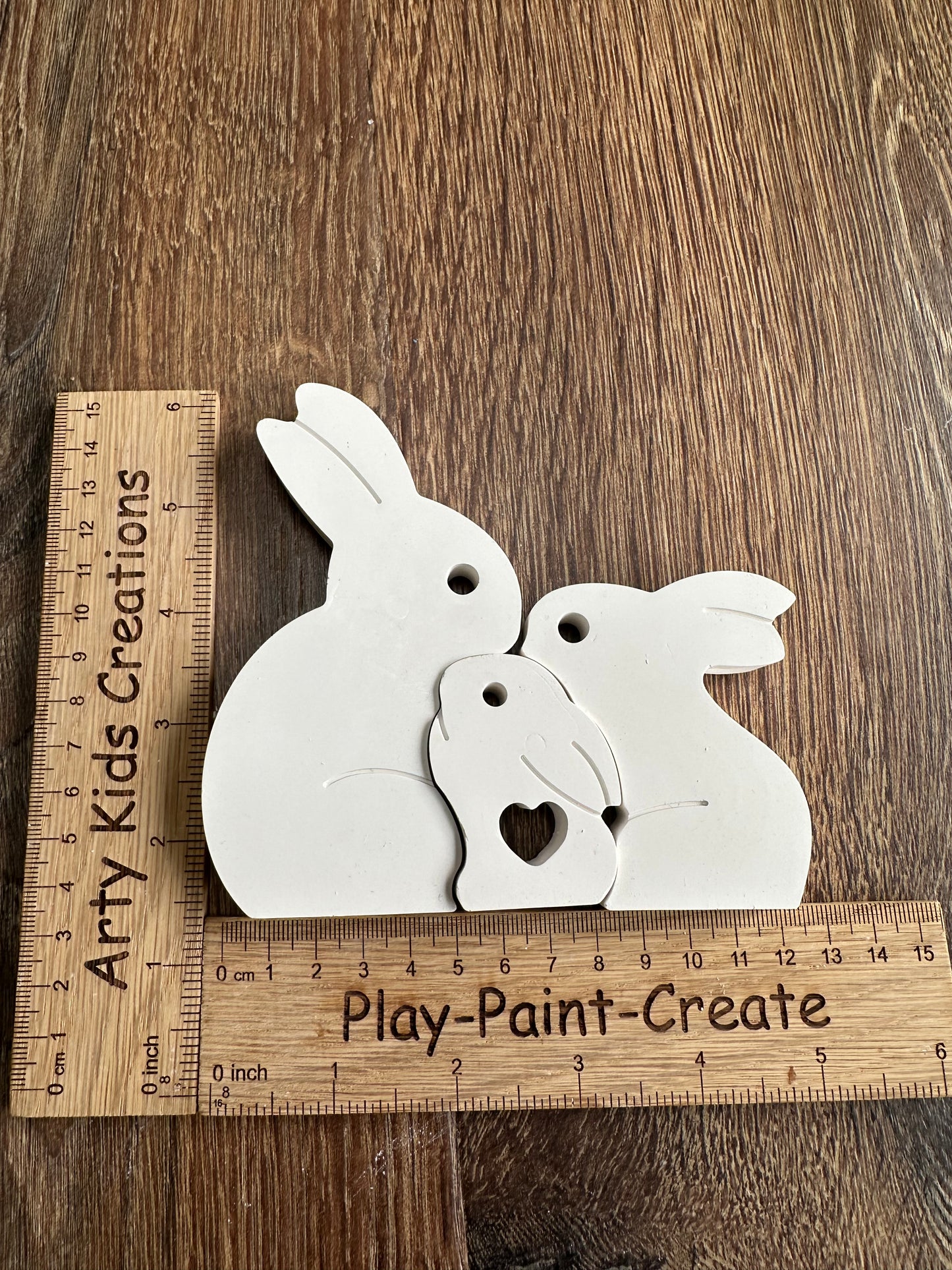Paint Your Own Hugging Easter Bunny Figure Set