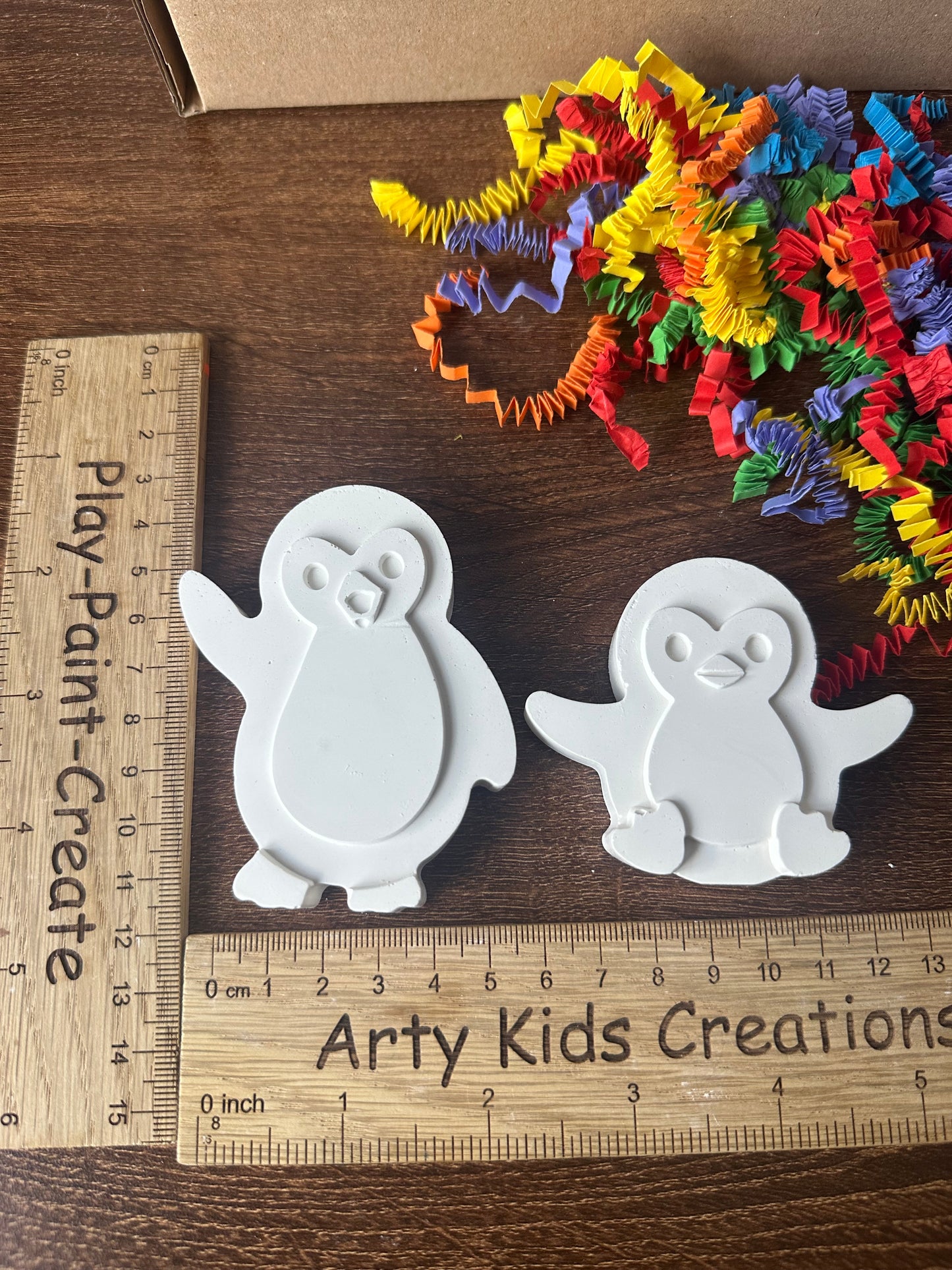 Paint Your Own Penguin Family Craft Kit ~ Hobby ~ Stocking filler ~ Gift