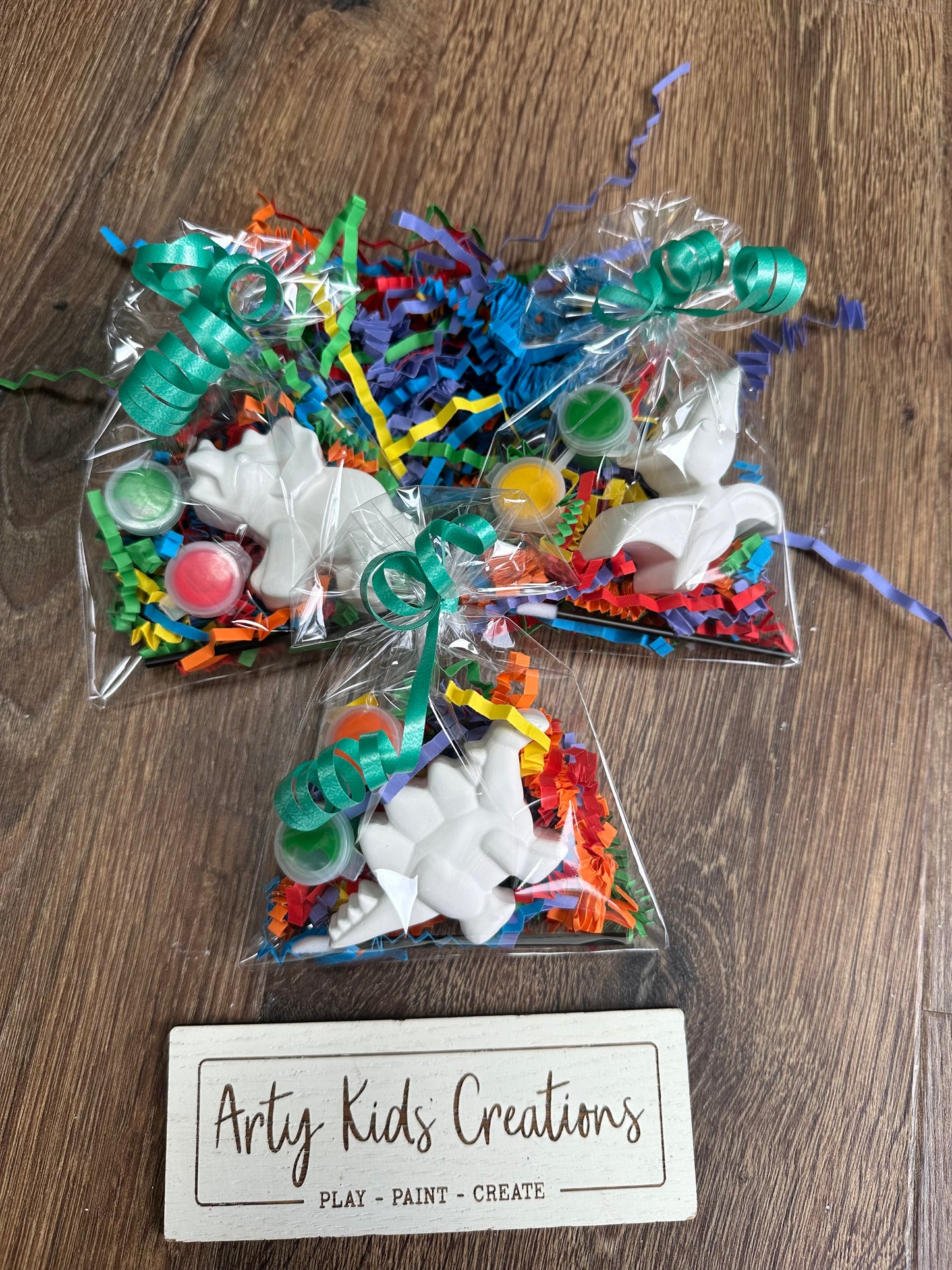 Paint Your Own Dinosaur Party Favour