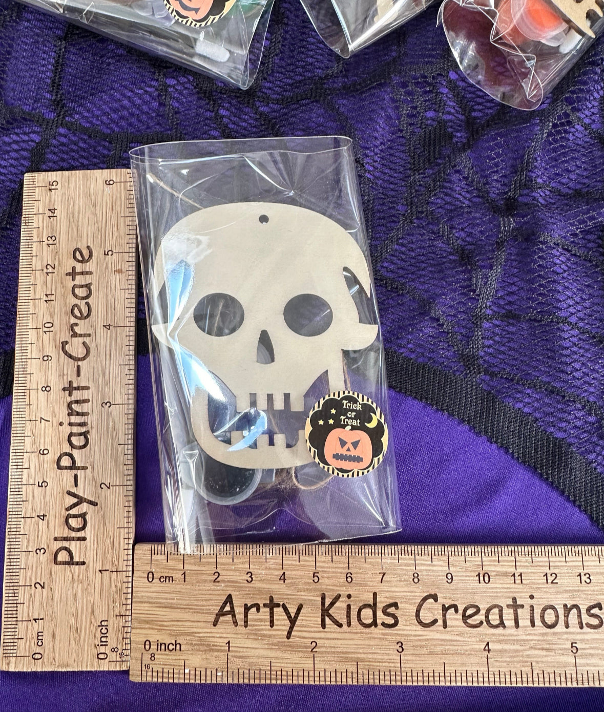 Paint Your Own Wooden Halloween Hanging Decoration