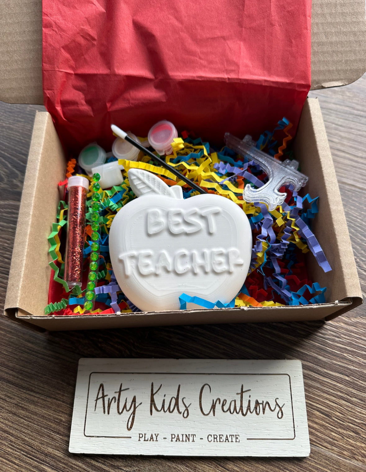 Paint Your Own Best Teacher Gift