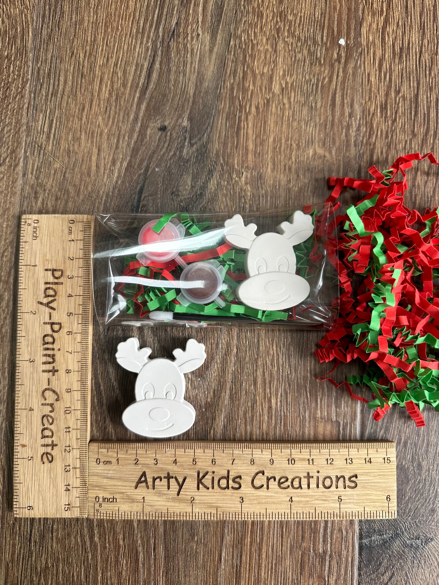 Paint Your Own Mini Reindeer ~ Magnet Option