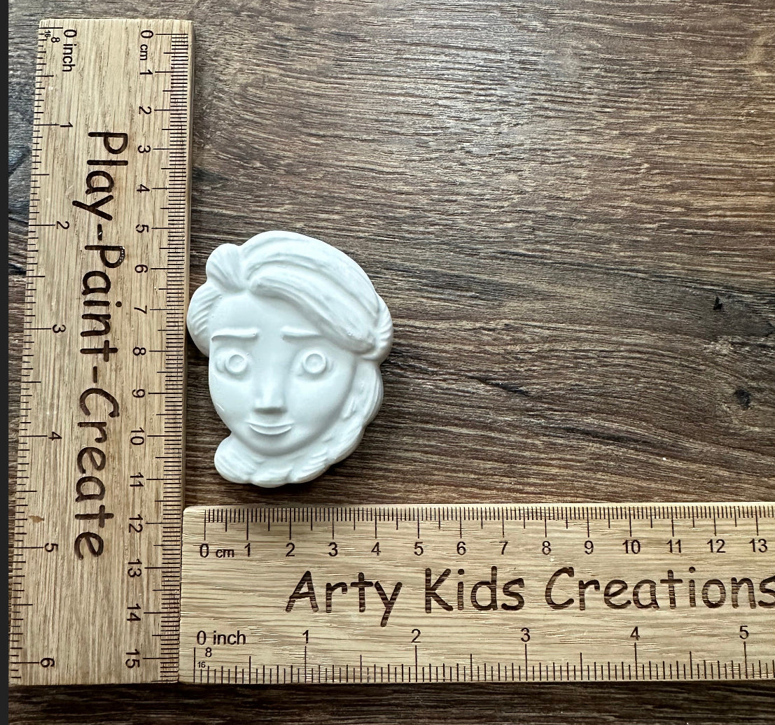 Paint Your Own Ice Queen or Snowman Party Favour ~ Hobby ~ Party Bag~ Magnet Option