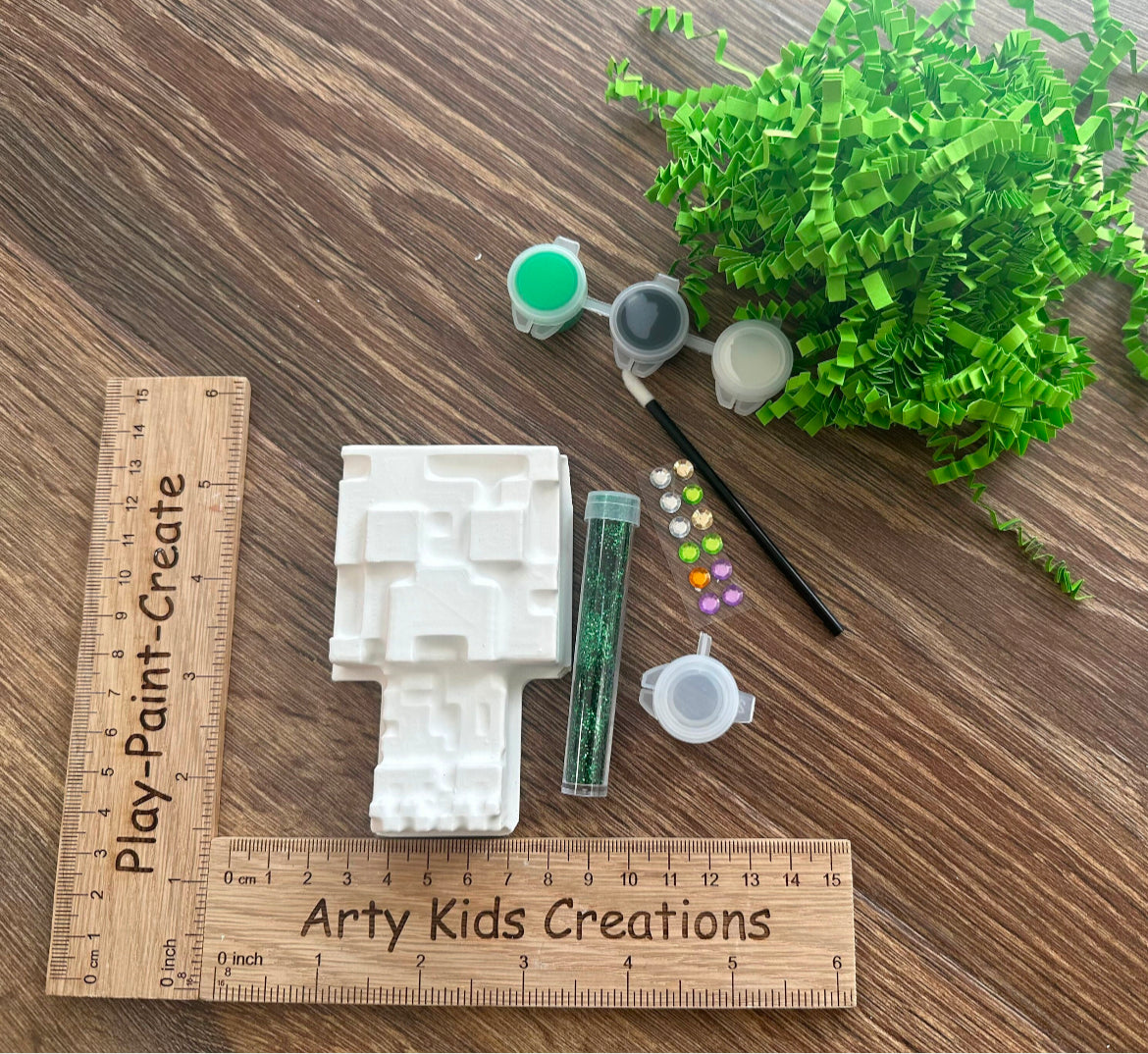 Paint Your Own Minecraft gamer ~ Creep Party Favour