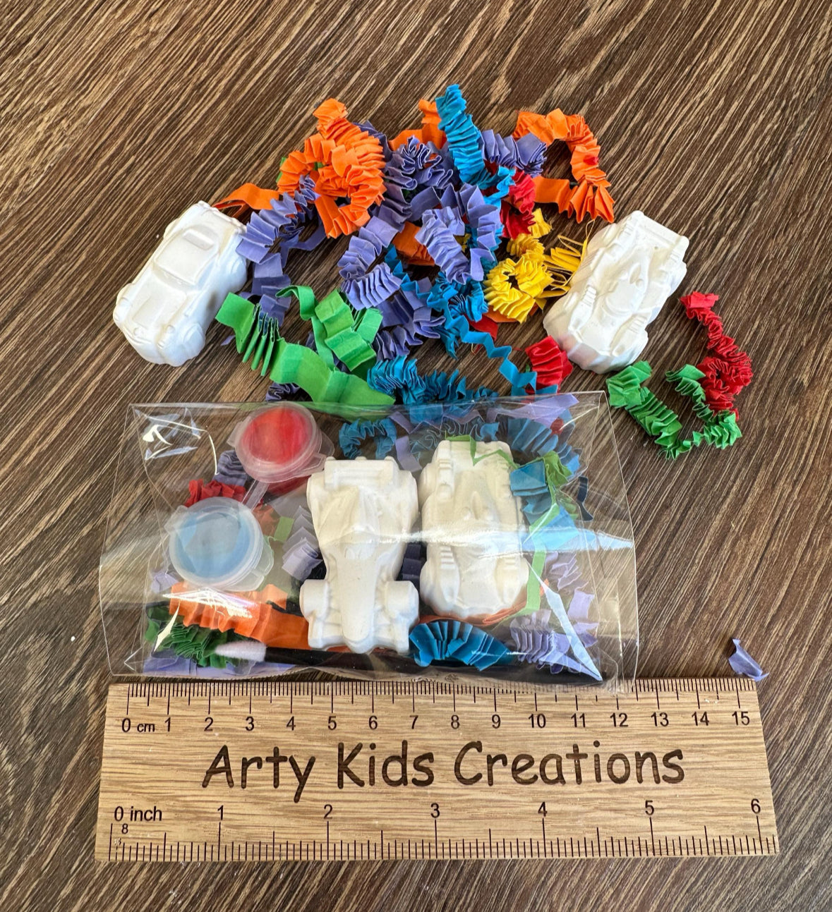 Paint Your Own Race Car Party Favour~ Rainy Day Activity ~ Hobby ~ Party Bag~ Race car