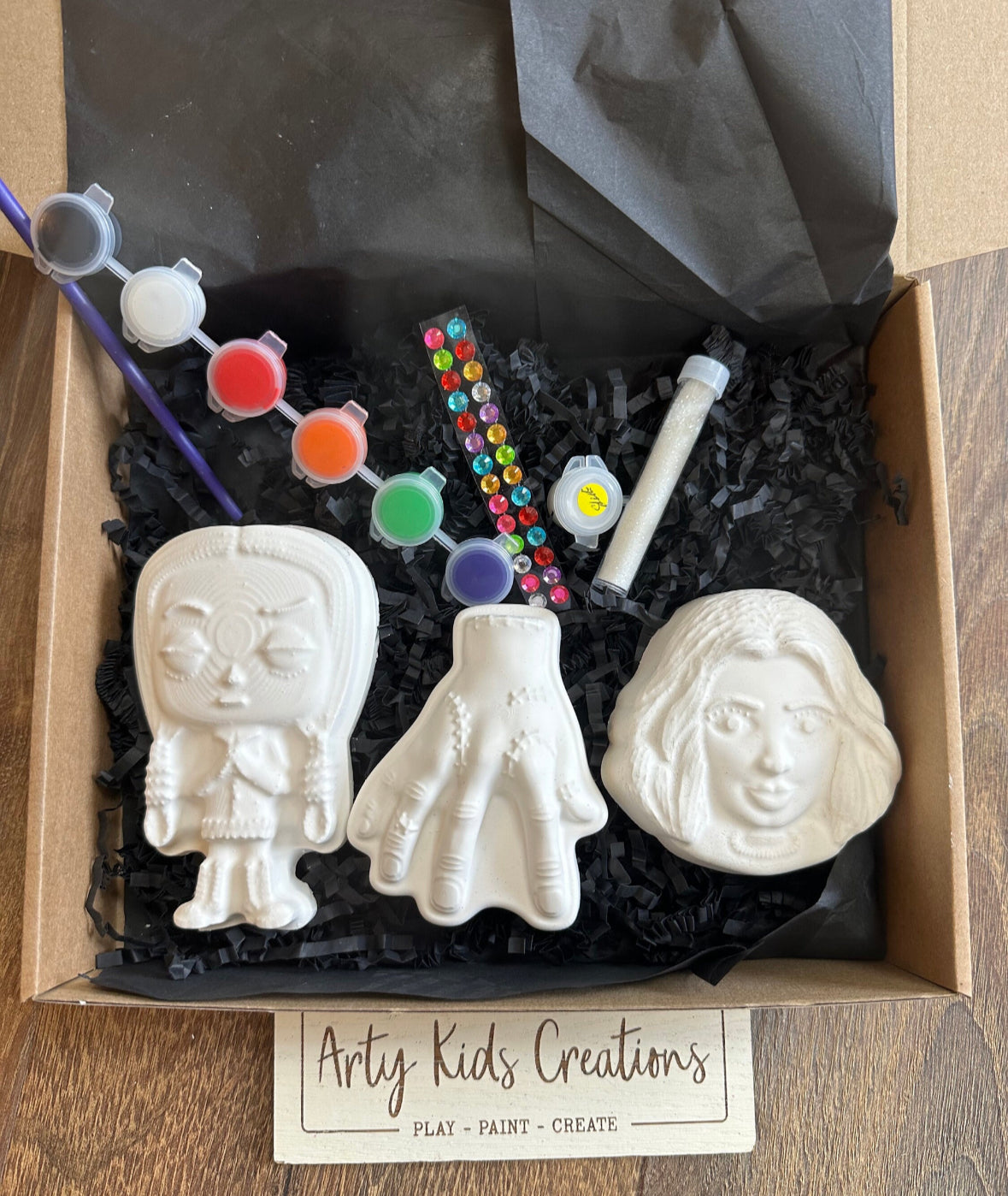 Paint Your Own Goth Family Gift Set