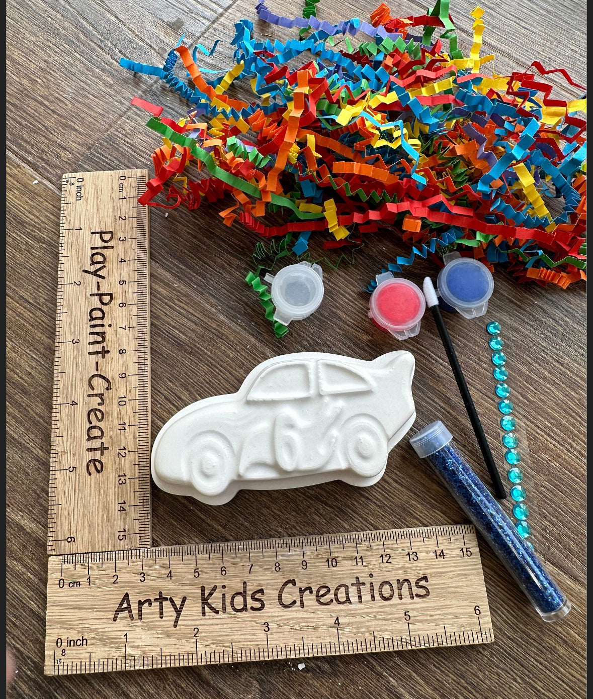 Paint Your Own Transport Party Favour