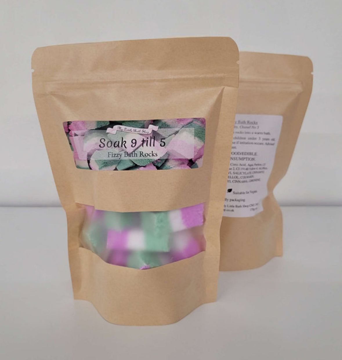 9 till 5 Bath Bomb Rocks ~ inspired by the fragrance of Chanel No 5.