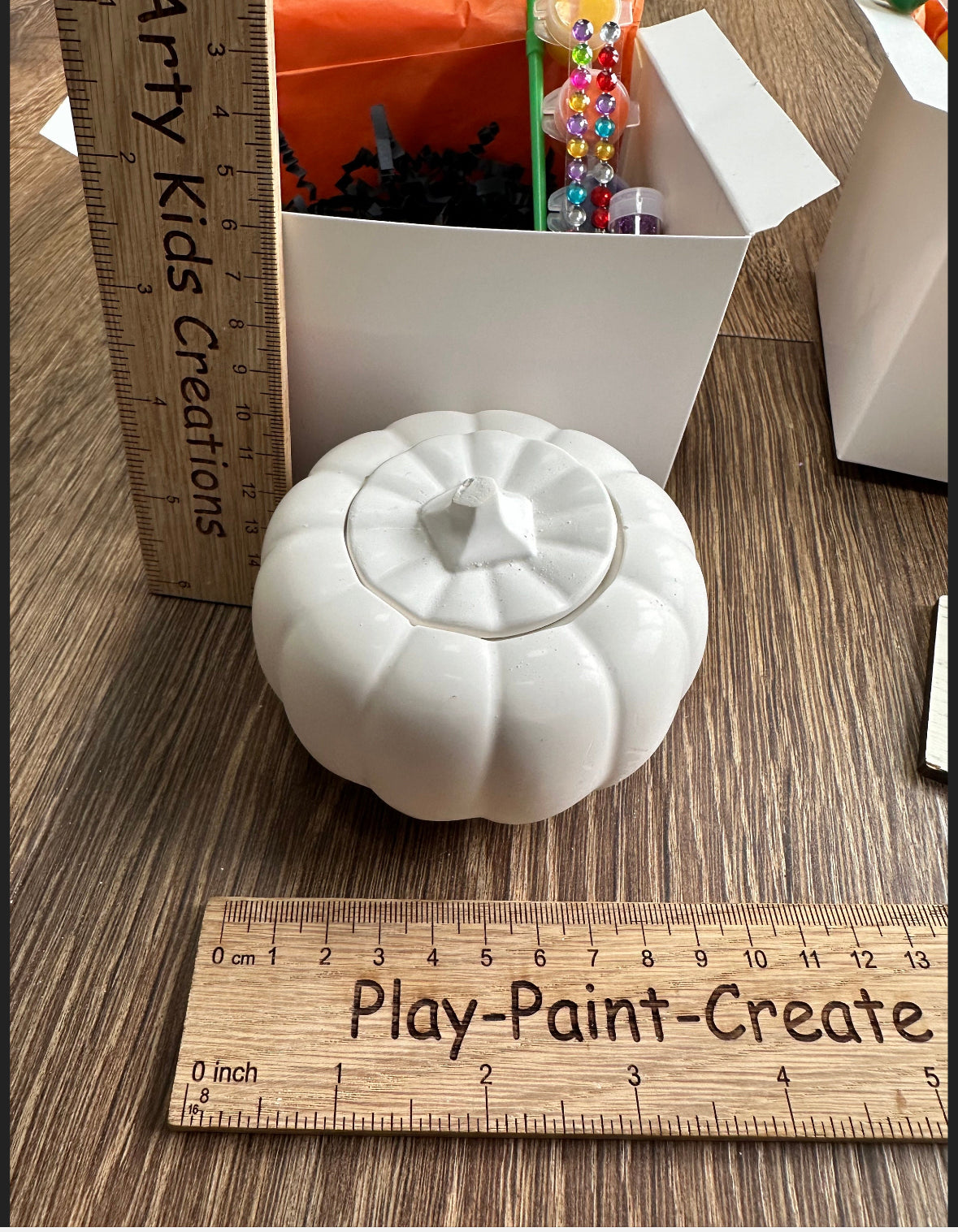 Paint Your Own Pumpkin/ Witch Trinket Box- Pot~ Hobby~ Children’s crafts~ Party Favours~ Halloween