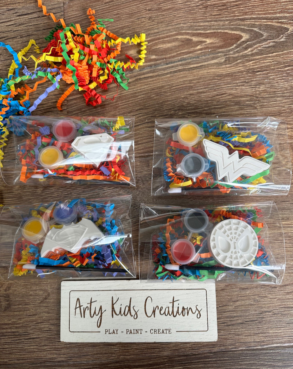 Paint Your Own Mini Superhero