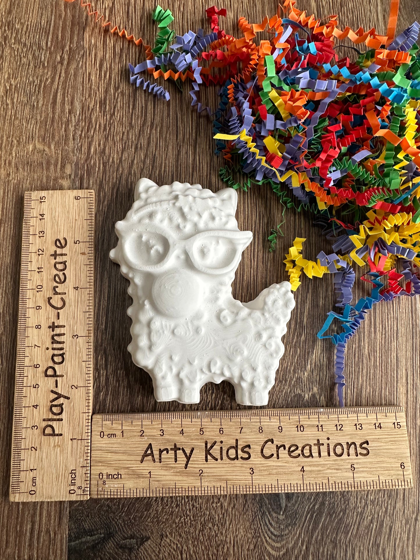 Paint Your Own Animal Wearing Glasses  Party Favour ~ Craft Kit ~ Kids Party Bags ~ Hobby~ Llama~ Alpaca~ Elephant ~ Giraffe