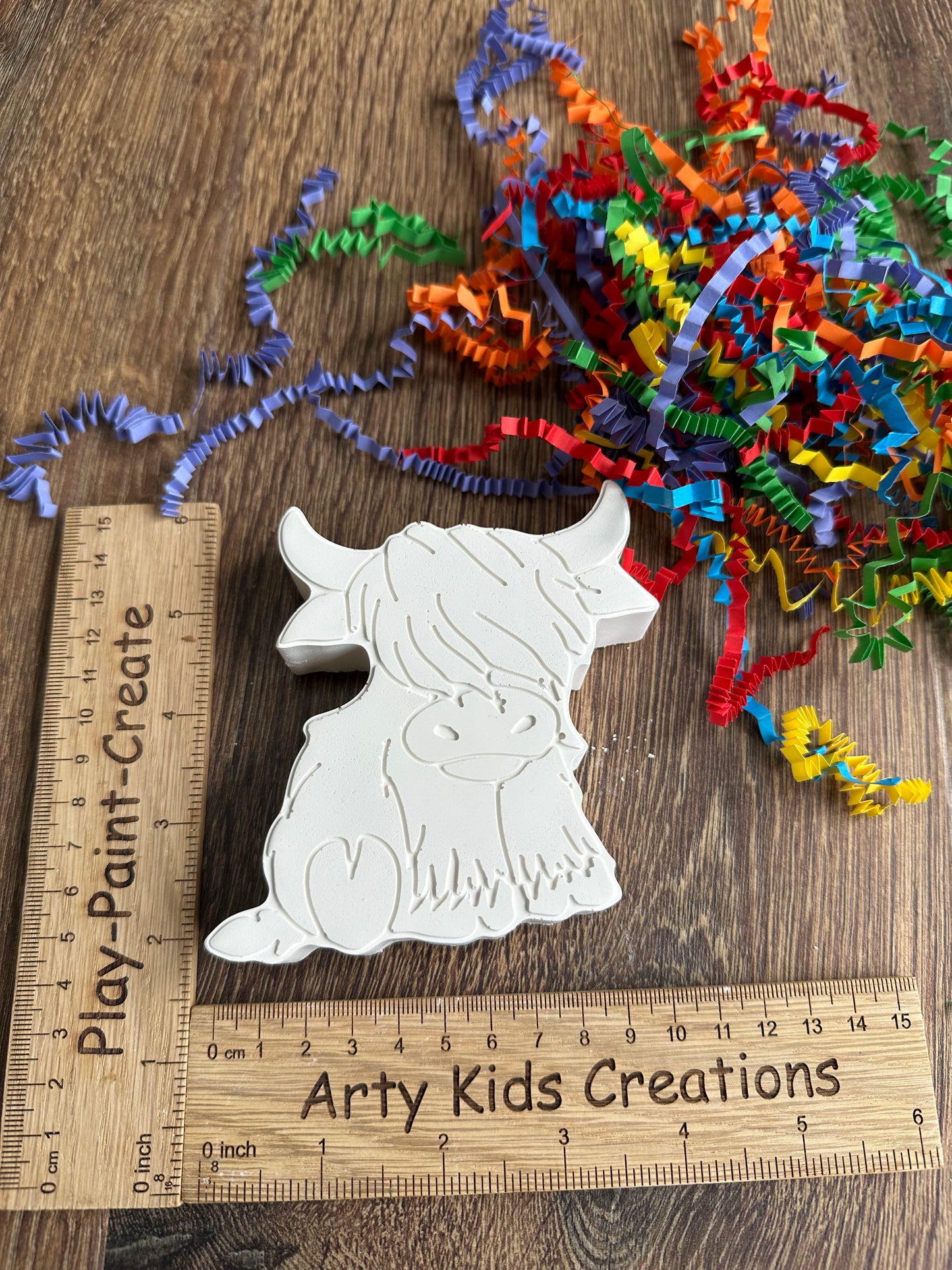 Paint Your Own Highland Cow Party Favour