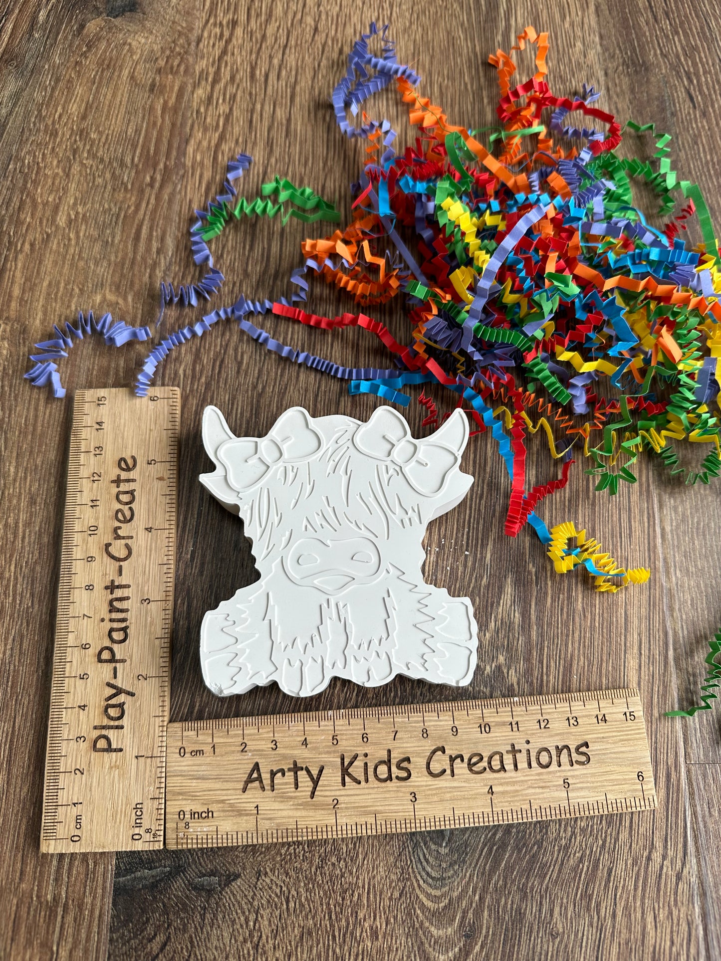 Paint Your Own Highland Cow Party Favour