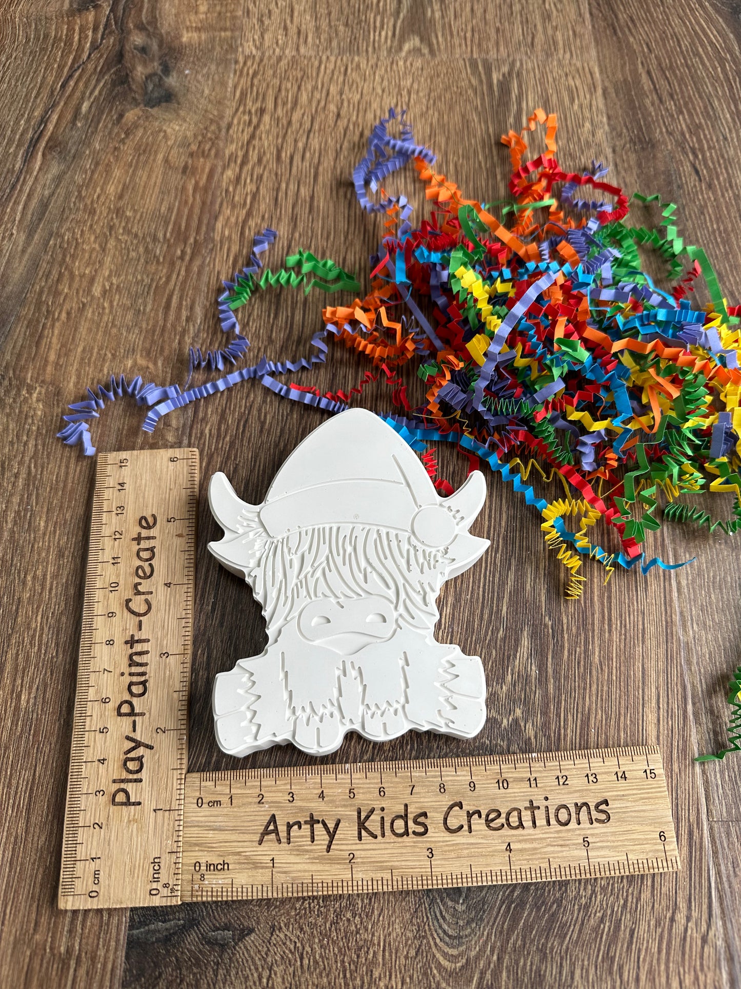 Paint Your Own  Highland Cow Party Favour