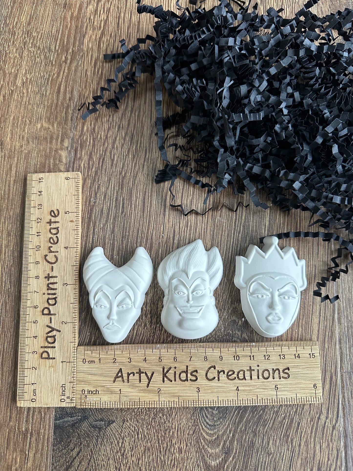 Paint Your Own Mini Villain Party Bag ~ Maleficent~ Wicked Witch~ Ursula