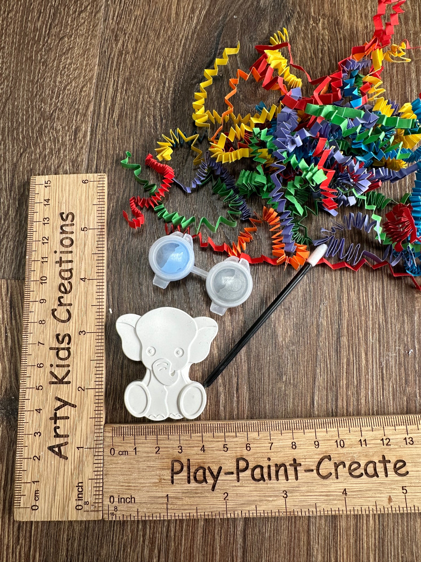Paint Your Own Elephant Party Favour~ Rainy Day Activity ~ Hobby ~ Party Bag~ Magnet Option