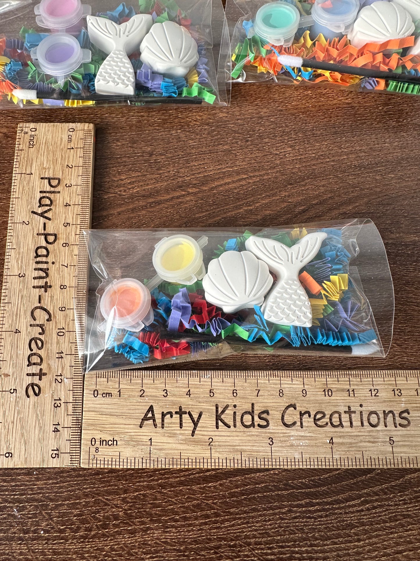 Paint Your Own Mermaid and Shell Party Favour~ Rainy Day Activity ~ Hobby ~ Craft Kit