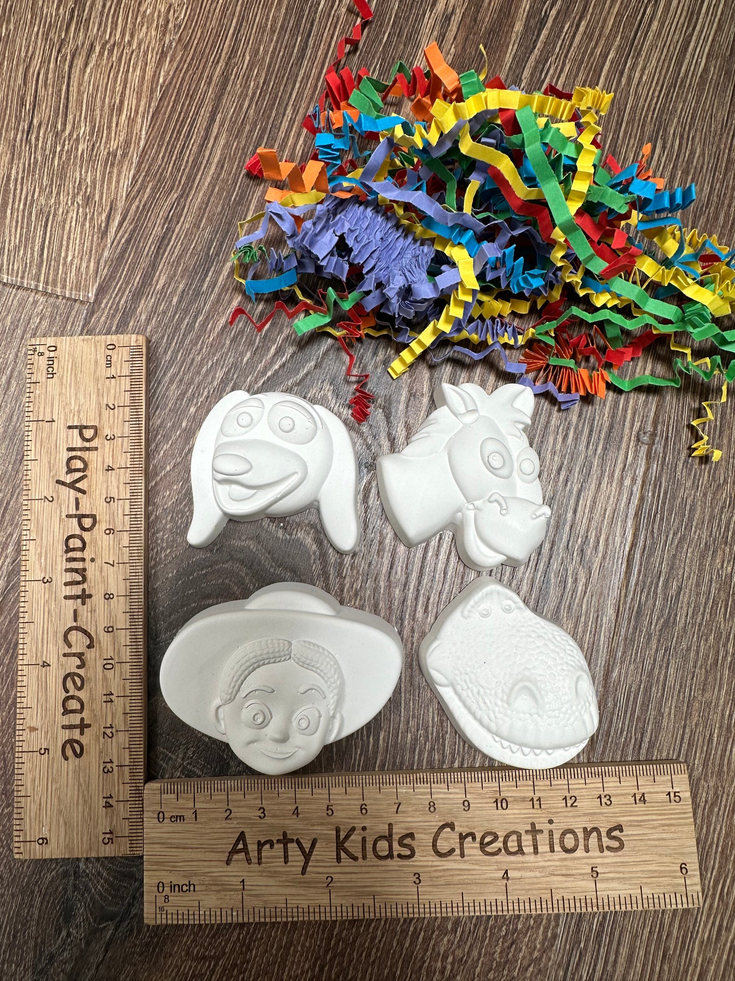 Paint Your Own Toy Cowboy and Friends ~ Magnet Option