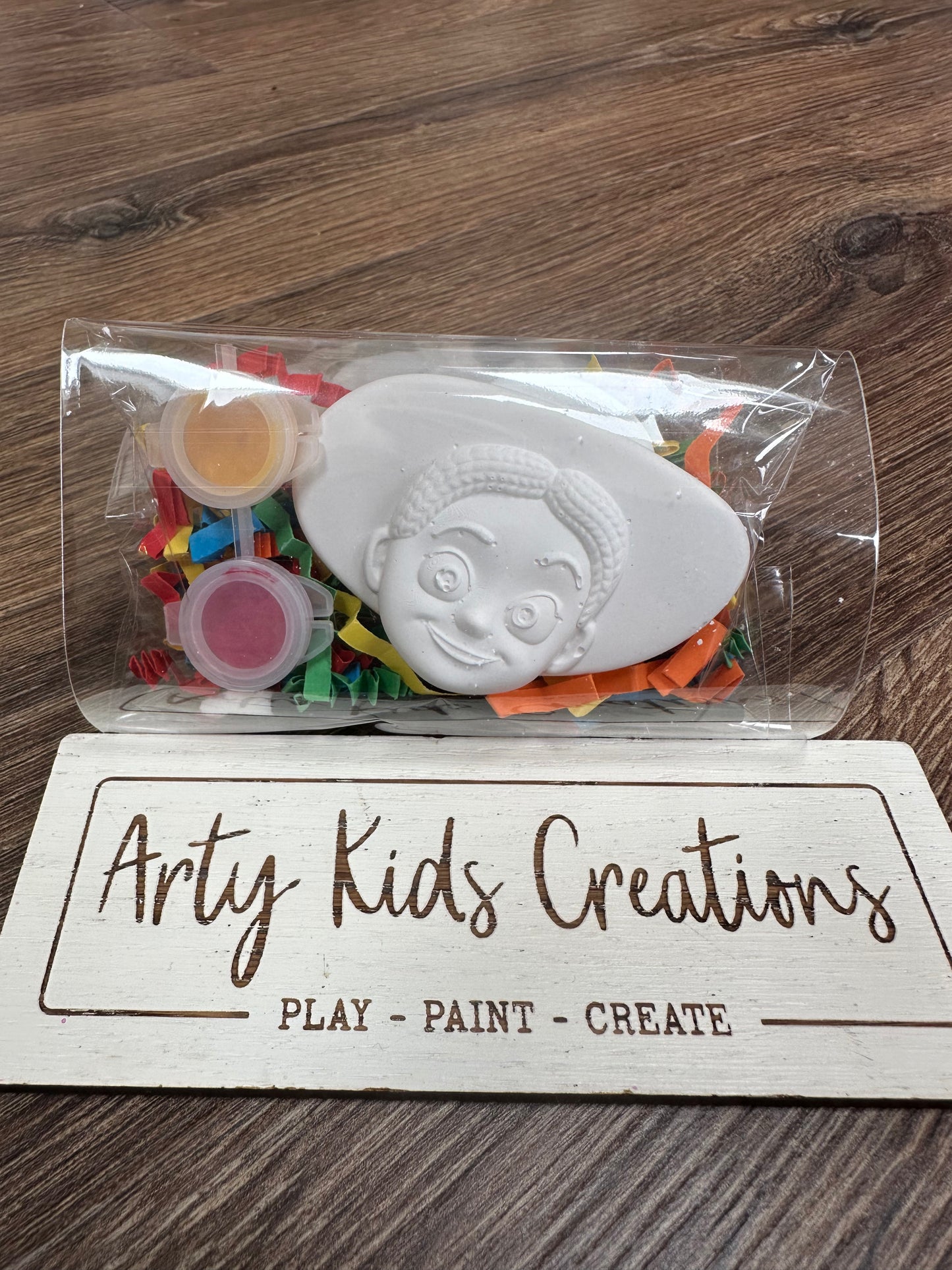 Paint Your Own Toy Cowboy and Friends ~ Magnet Option