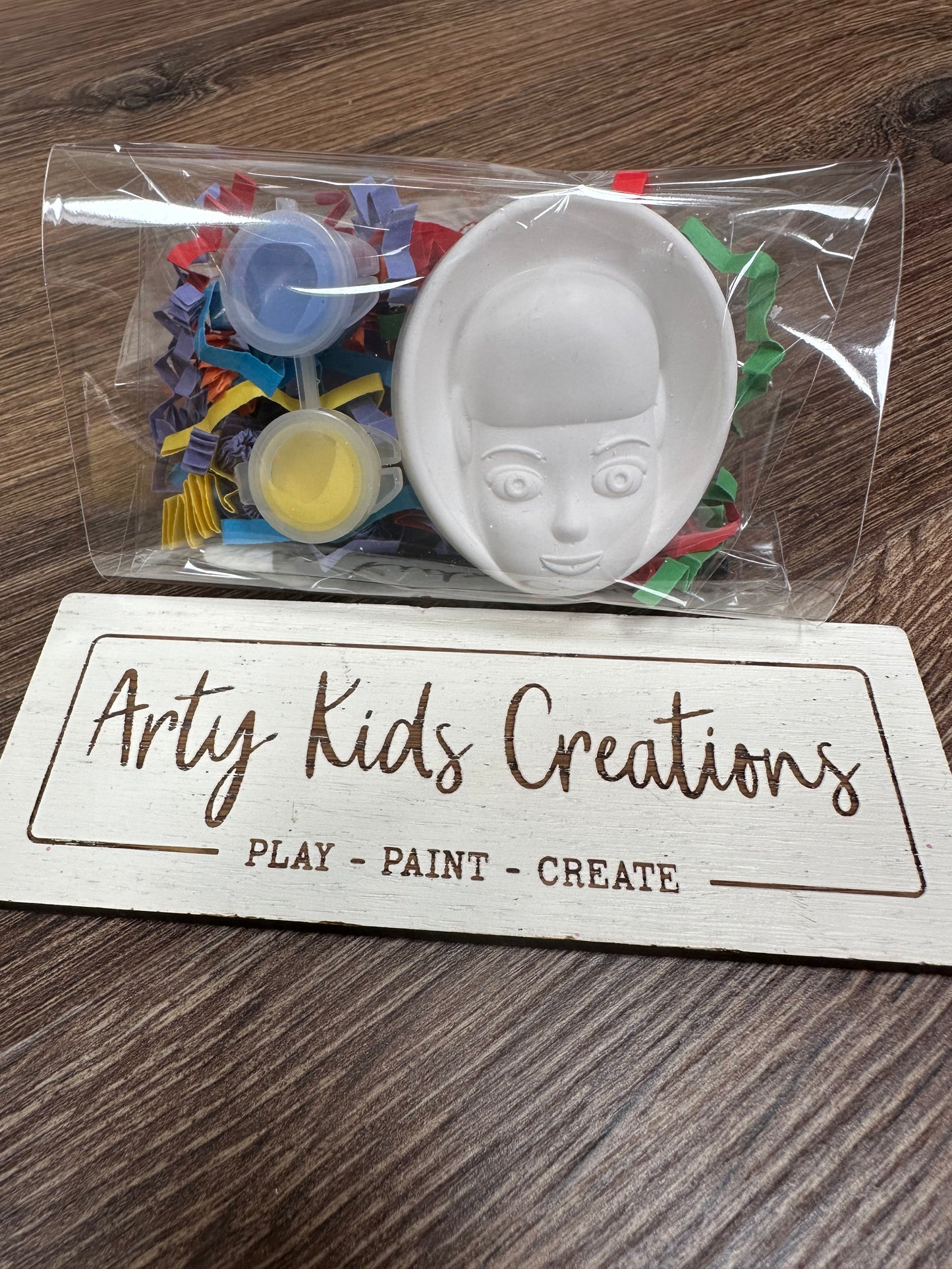 Paint Your Own Toy Cowboy and Friends ~ Magnet Option