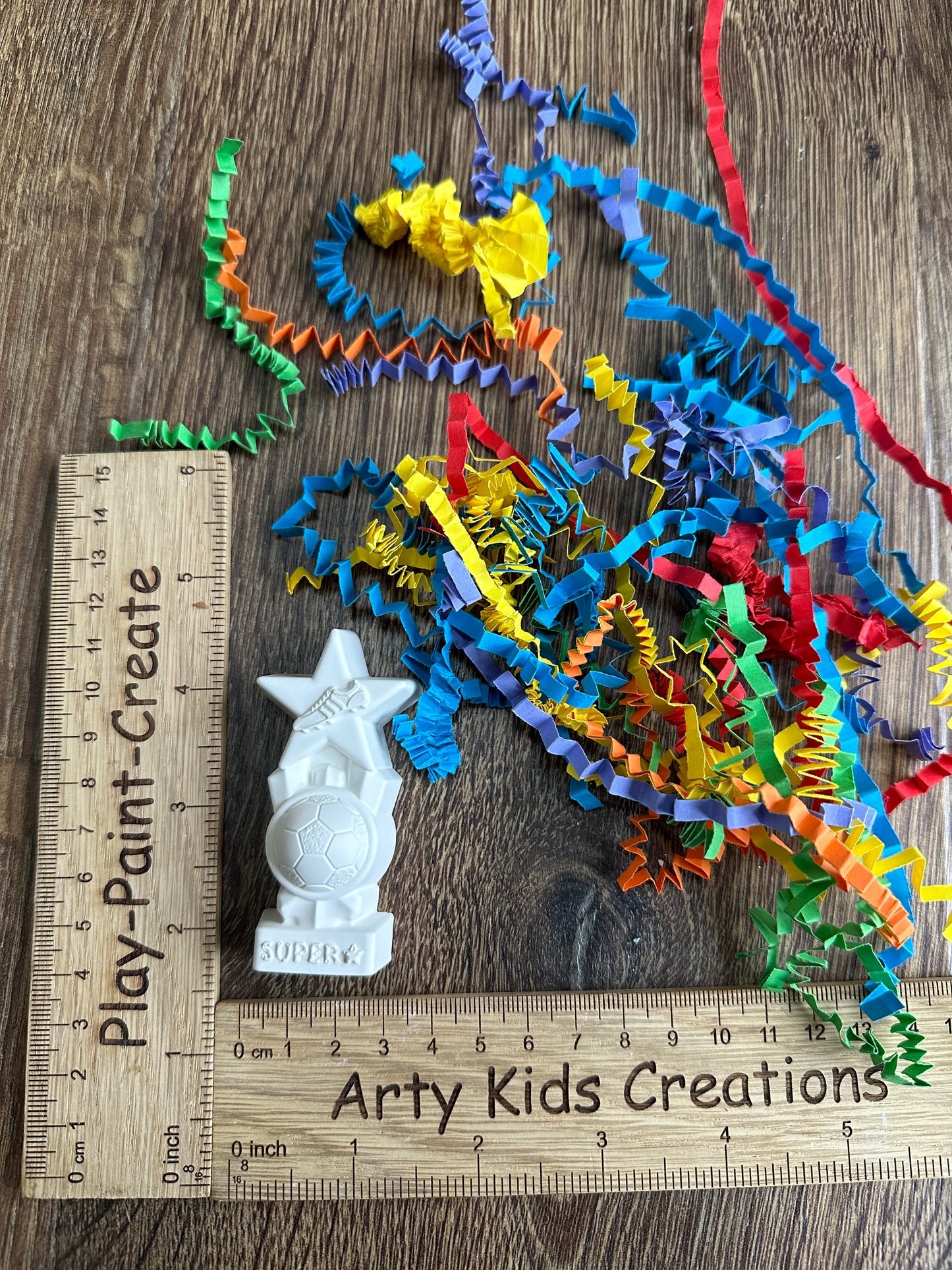 Exclusive Paint Your Own Mini Football Trophy Party Favour