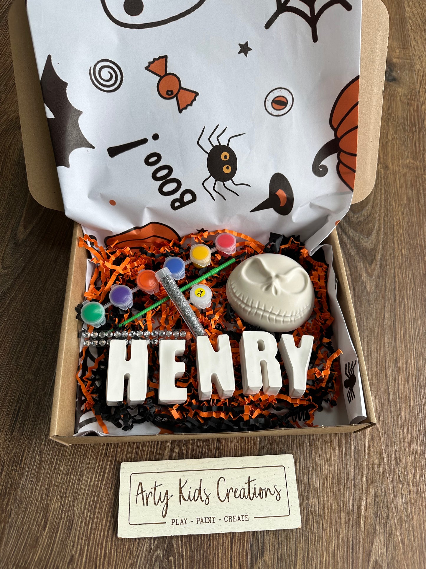 Paint Your Own Name Kit ~Halloween Edition