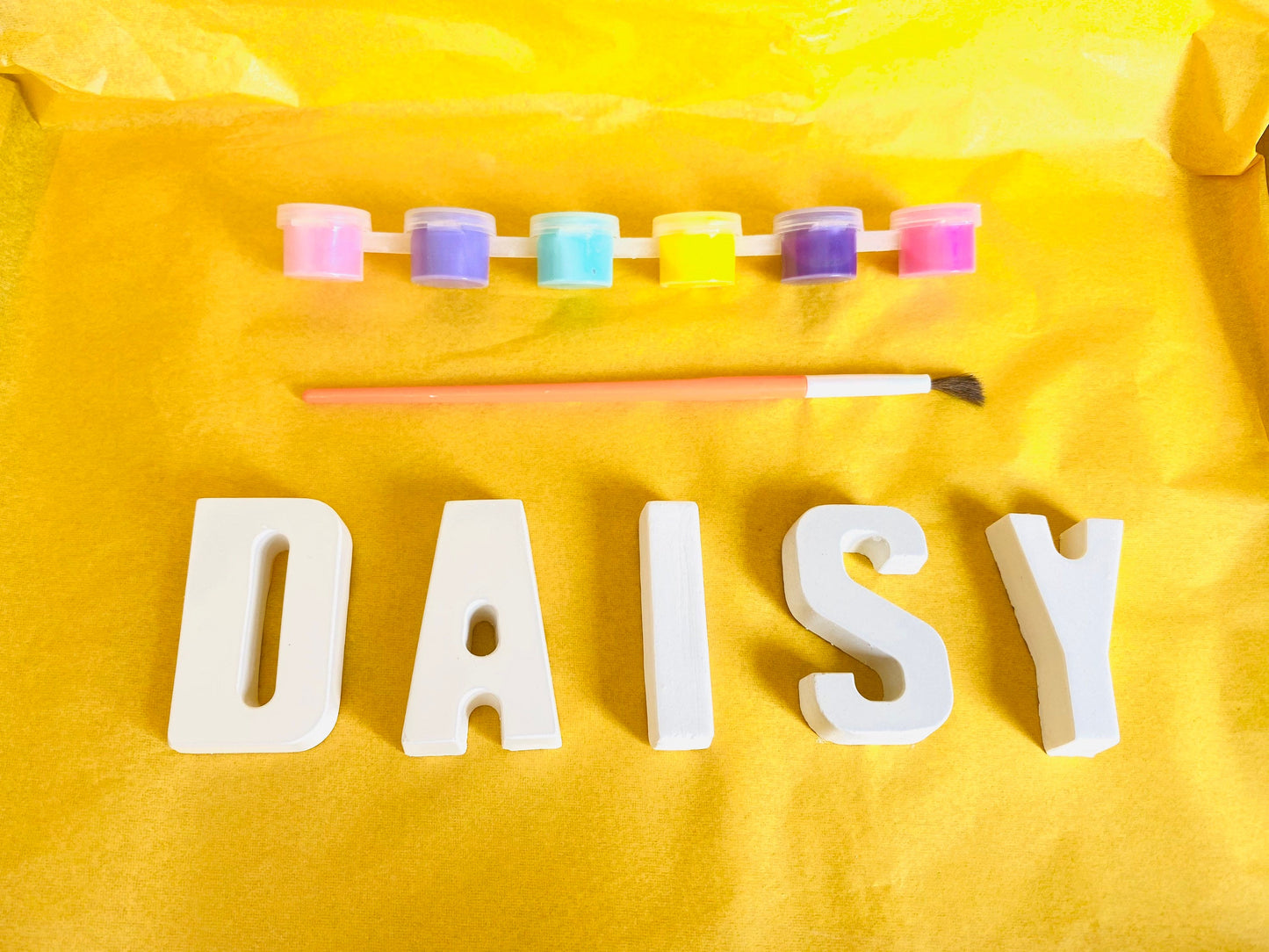 Paint Your Own name,  Kids Crafts, Birthday,  Stocking Filler, personalised gift,  painting kit, favour, wedding crafts