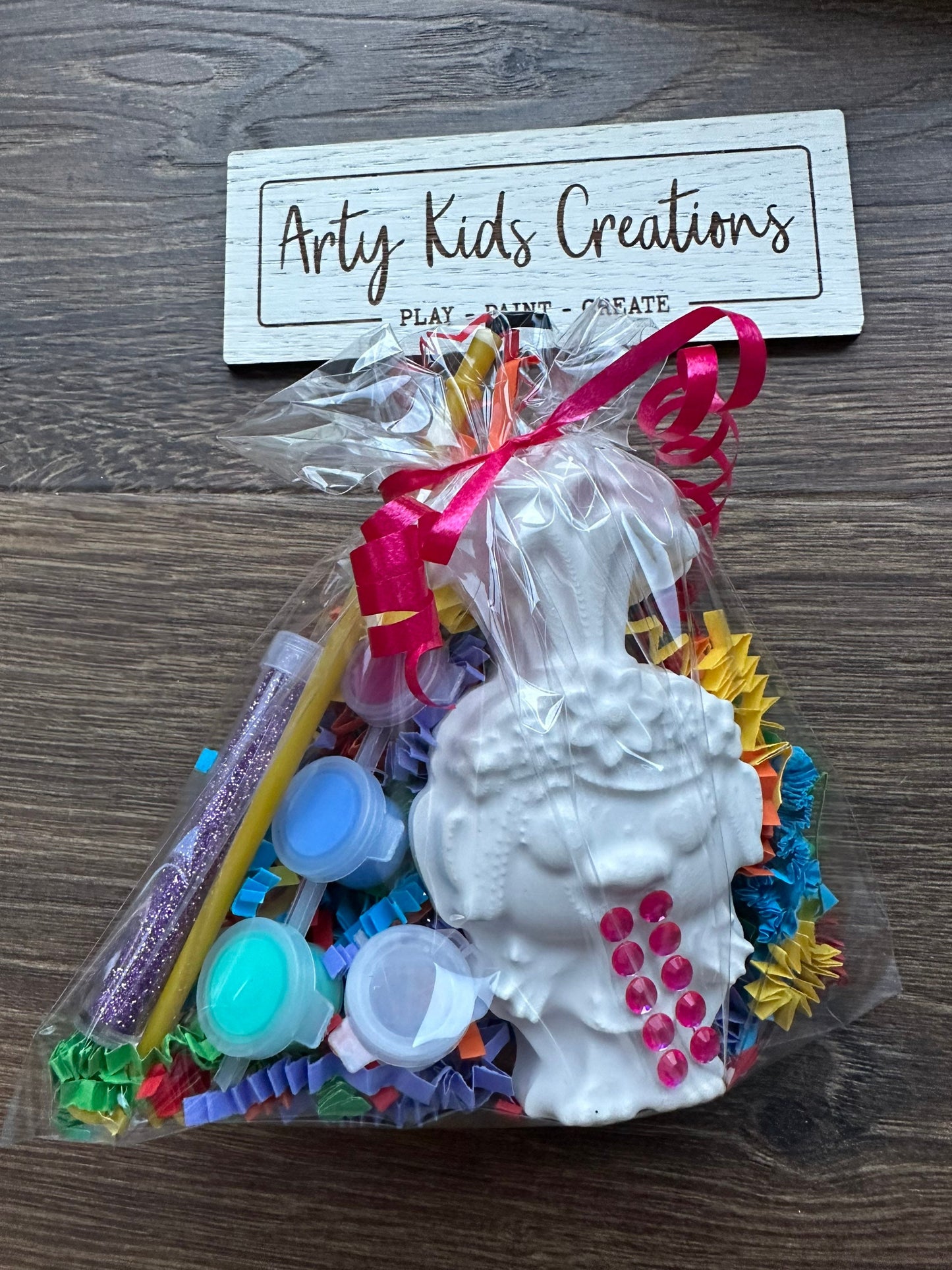 Paint Your Own Troll Party Favour ~ Party Bag~ Trolls ~ Children’s Crafts ~ Birthday ~ Kids Craft Set ~ Craft Kit