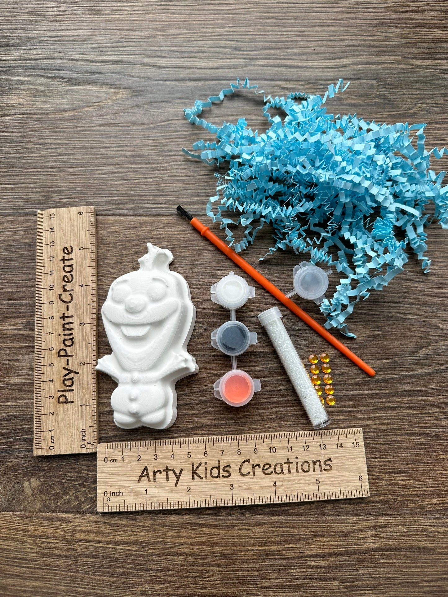 Paint Your Own Ice Princess   ~ Paint Your Own~ Party Pack ~ Kids Craft Set  ~ Paint your Own~ 4 Designs~ Snowman~ Queen~ Reindeer ~ Stag