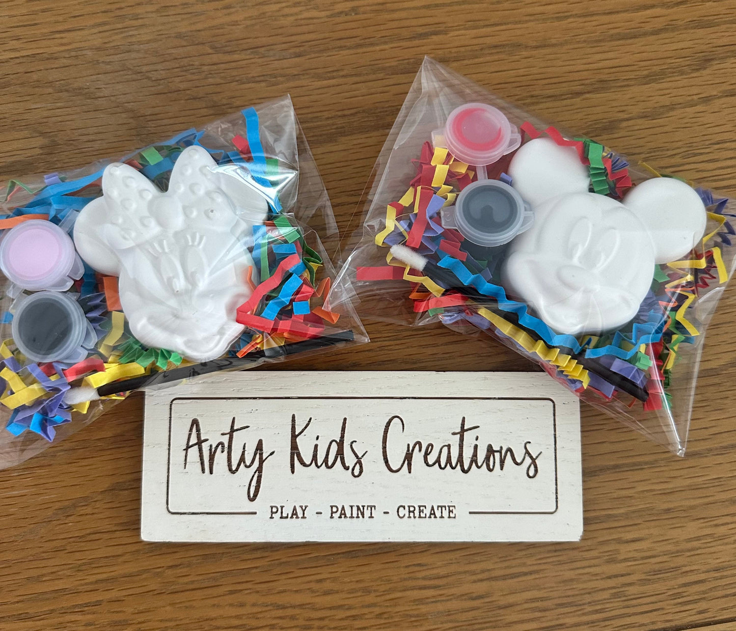 Paint Your Own Mouse & friends Party Favour ~ Hobby ~ Party Bag~ Hobby~ Magnet Option