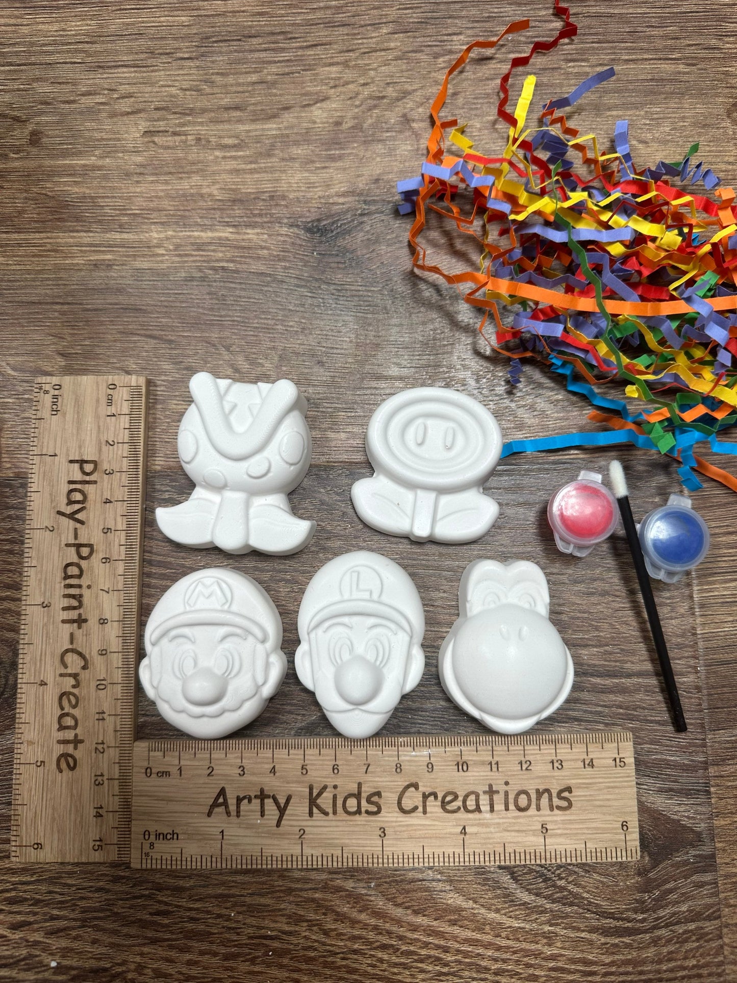 Paint Your Own Blue Hedgehog and Gamer Party Favour~ Magnet Option