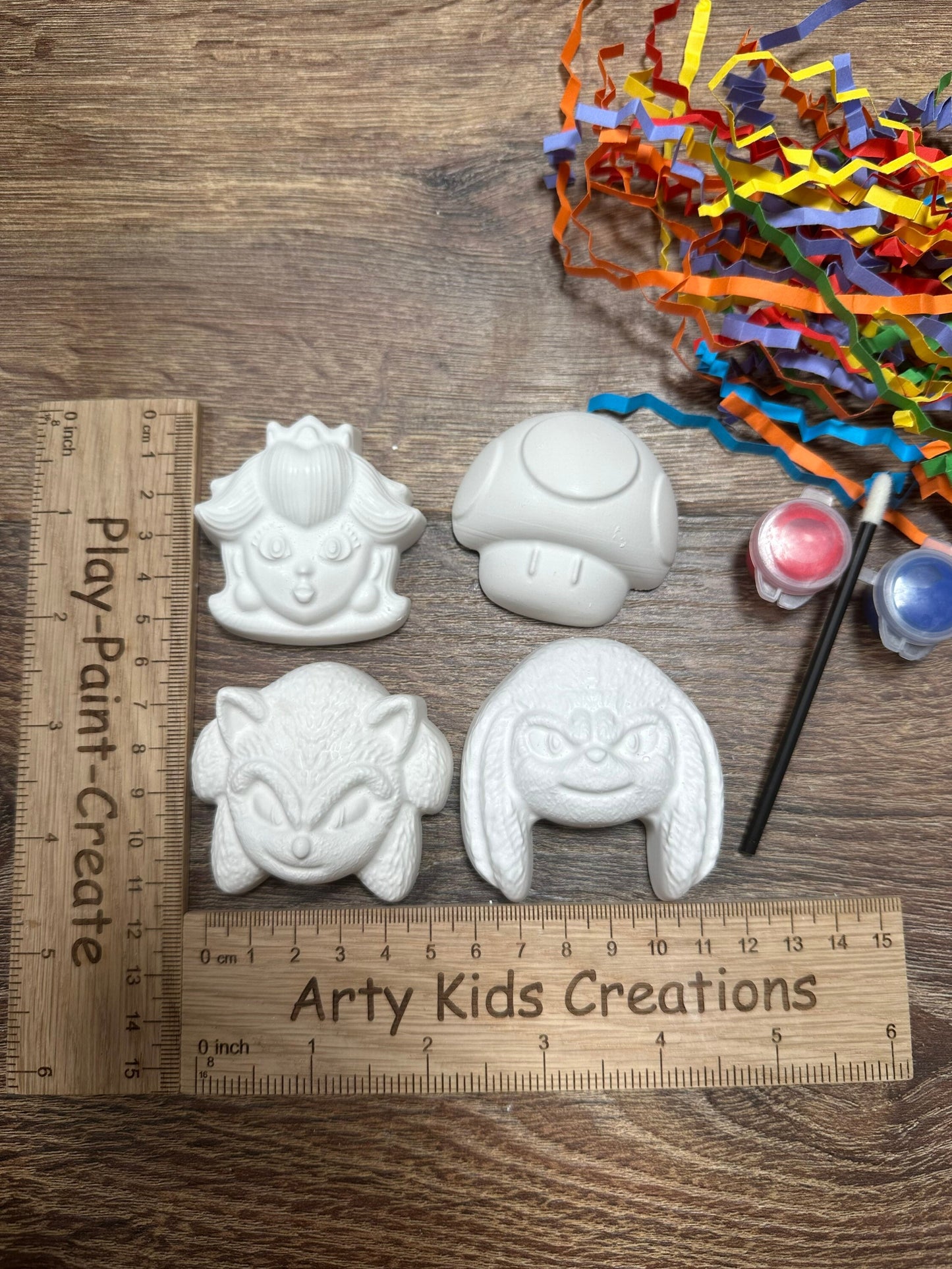 Paint Your Own Blue Hedgehog and Gamer Party Favour~ Magnet Option