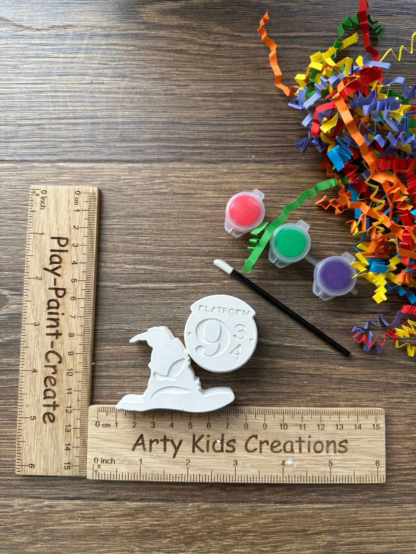 Wizard Inspired Party Bag Favours~ Paint Your Own Crafts~ Party Bags~ Wizard School~ Craft Set~ Party Bags~ Rainy Day Activity~ Crest