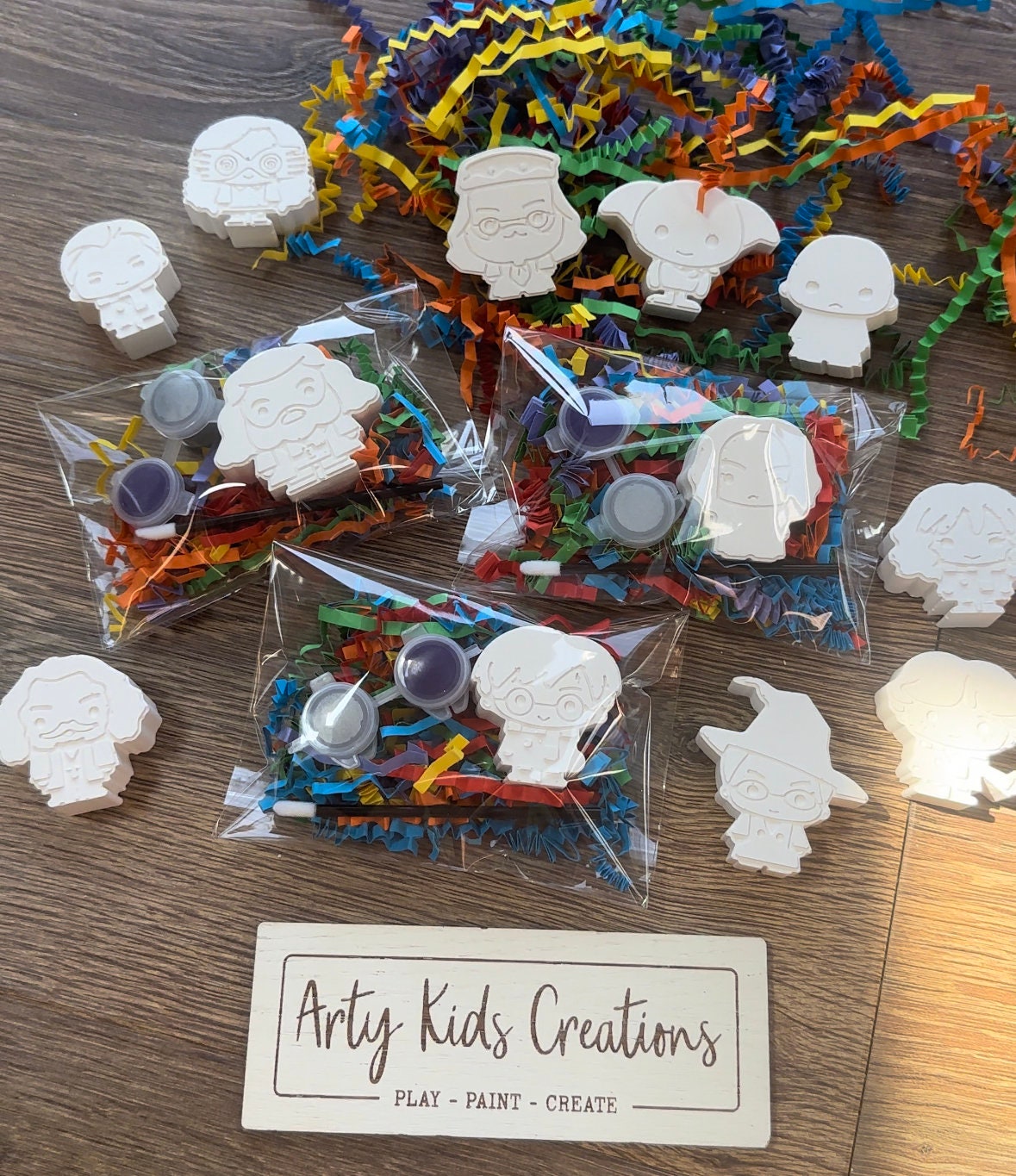 Paint Your Own Wizard Inspired Party Favour ~ Hobby ~ Party Bag~ School For Wizards