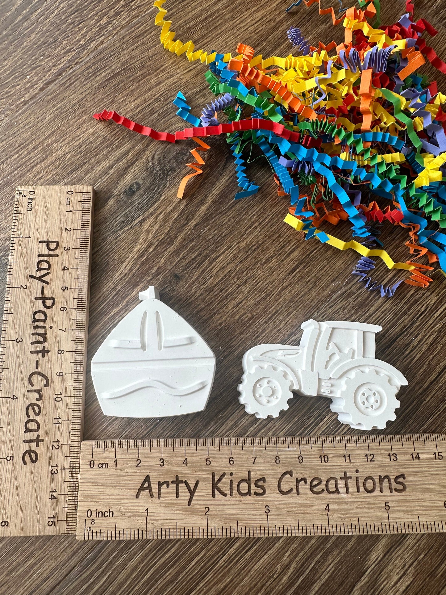Paint Your Own Transport Themed Party Favour ~ Party Bag ~ Tractor~ Car ~ Plane~ Boat~  Hobby ~ Craft Kit~ Rainy Day Activity
