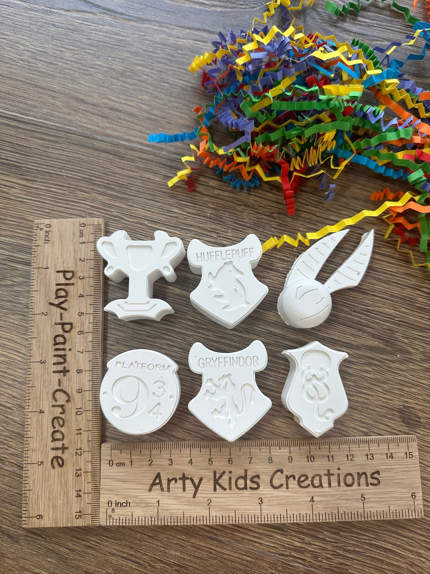 Wizard Inspired Party Bag Favours~ Paint Your Own Crafts~ Party Bags~ Wizard School~ Craft Set~ Party Bags~ Rainy Day Activity~ Crest