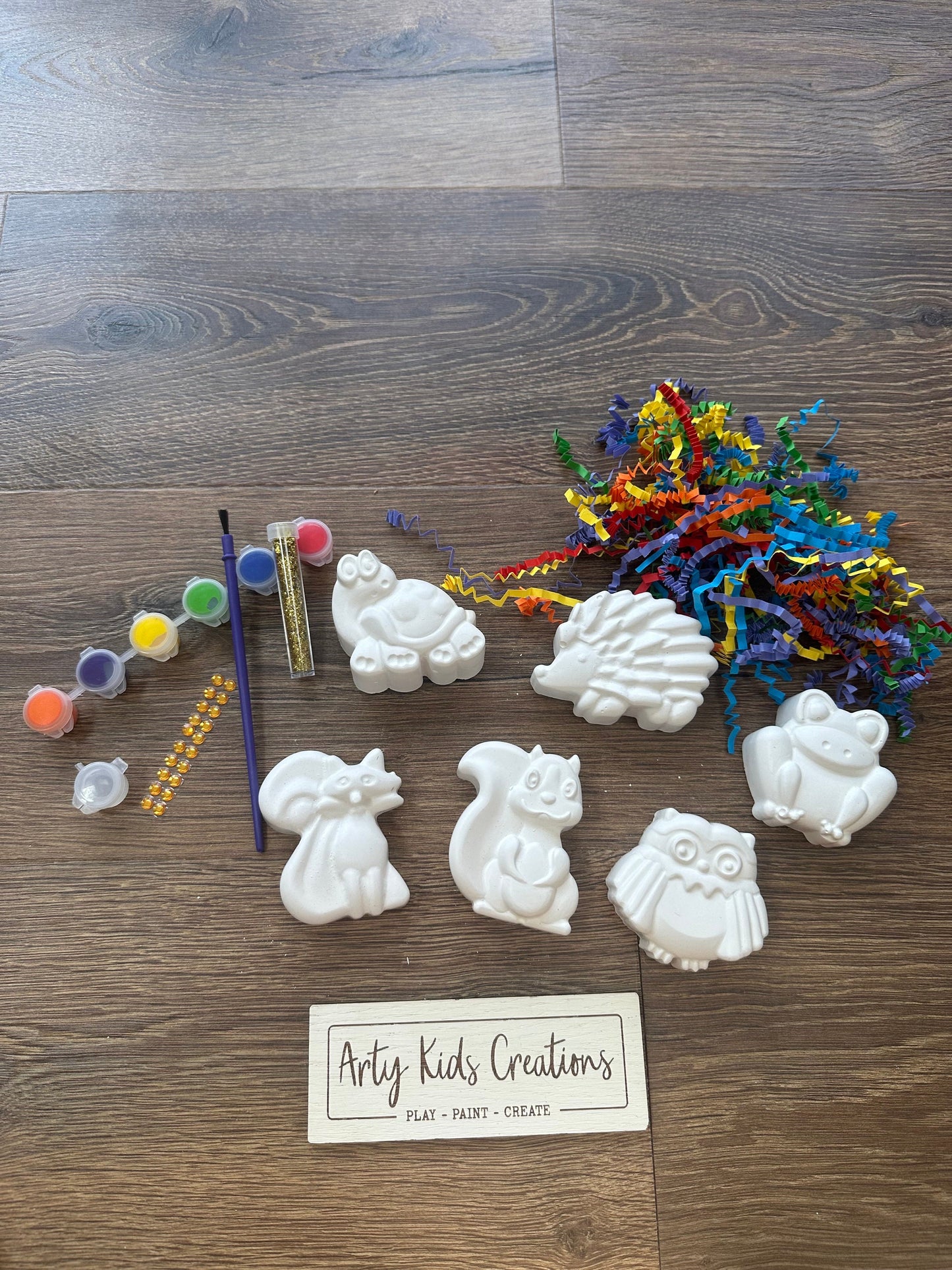 Paint Your Own Woodland Animals – Plaster of Paris Craft Kit