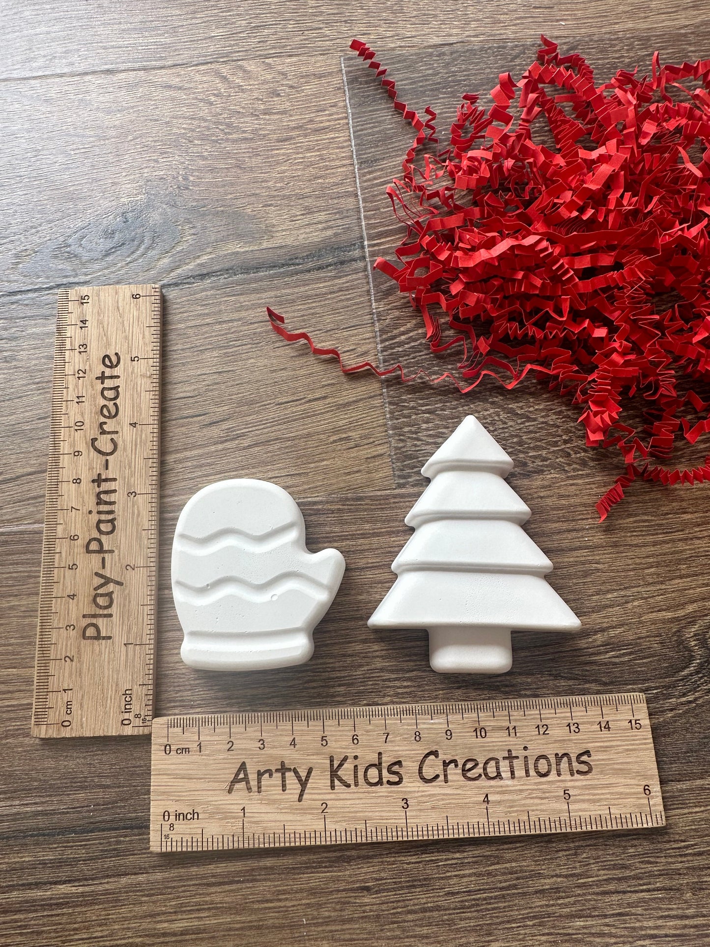 Paint Your Own Christmas Craft Set ~ Snowman~ Gingerbread Man ~ Christmas Tree ~ Snowflake ~ Stocking Filler ~ Xmas Eve Box