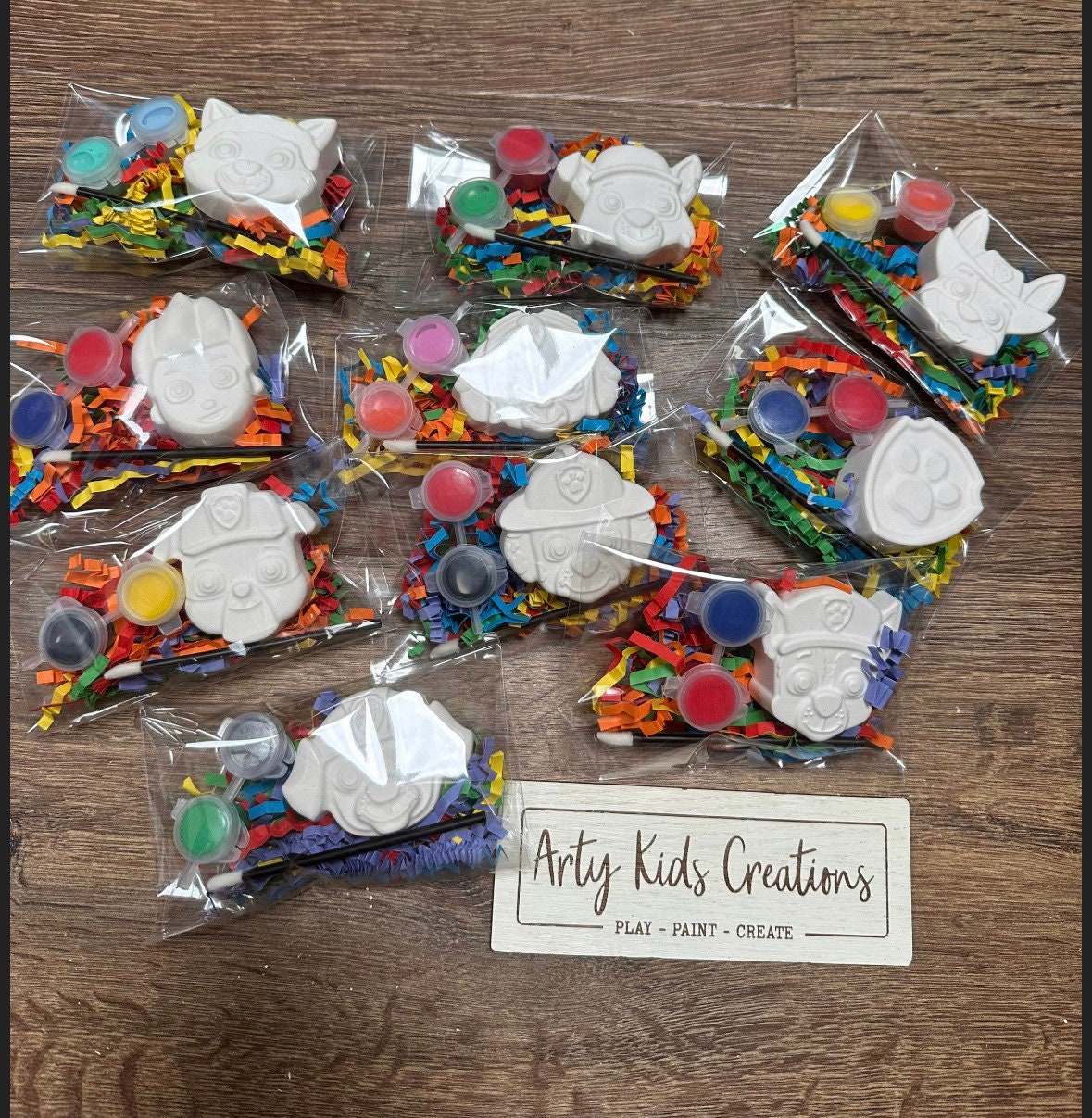 Paint Your Own Mini Pup Party Favour