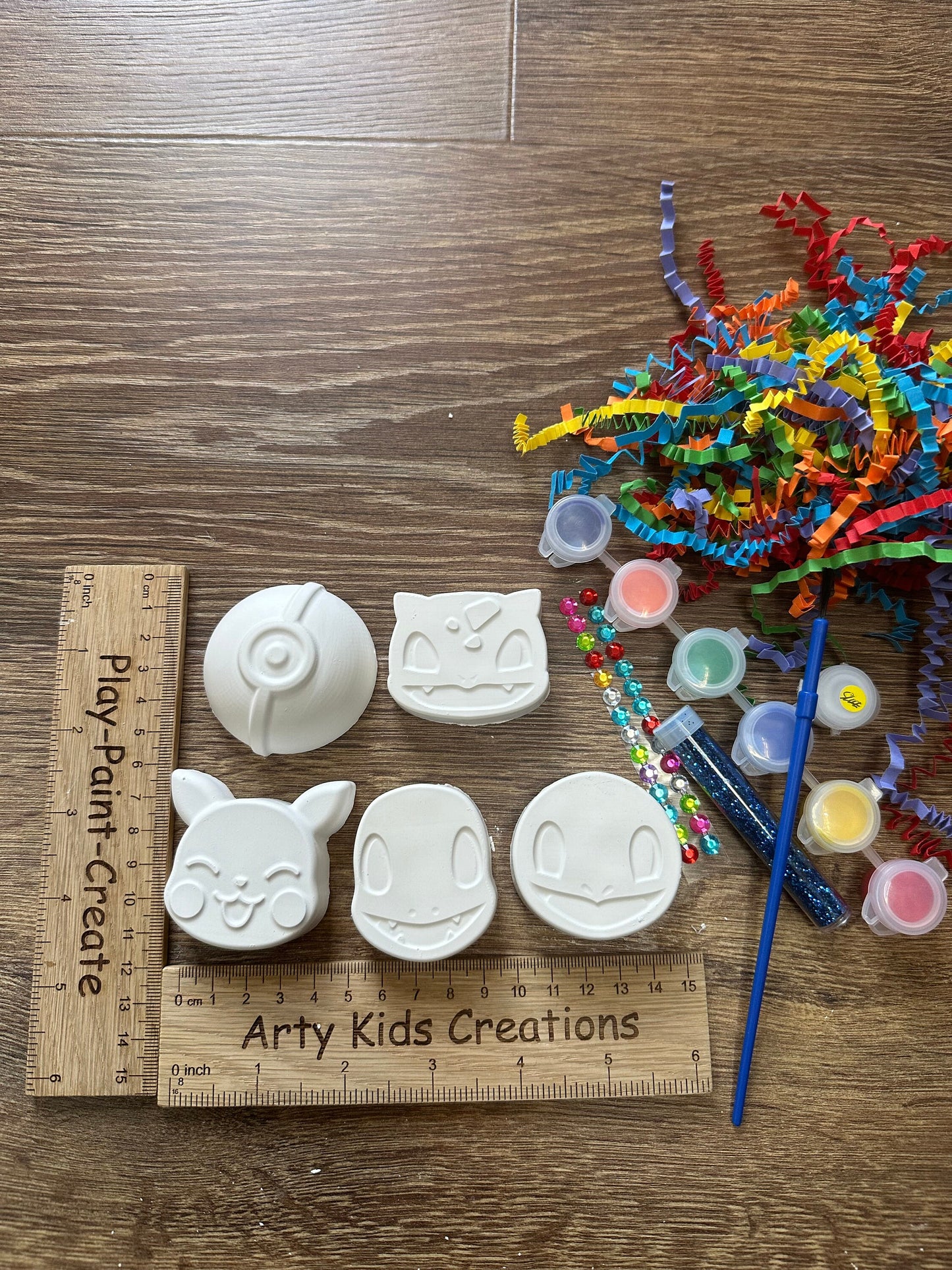 Paint Your Own Pikemon Gift Set - Pika ~ Stocking Filler~ Party ~ Favours