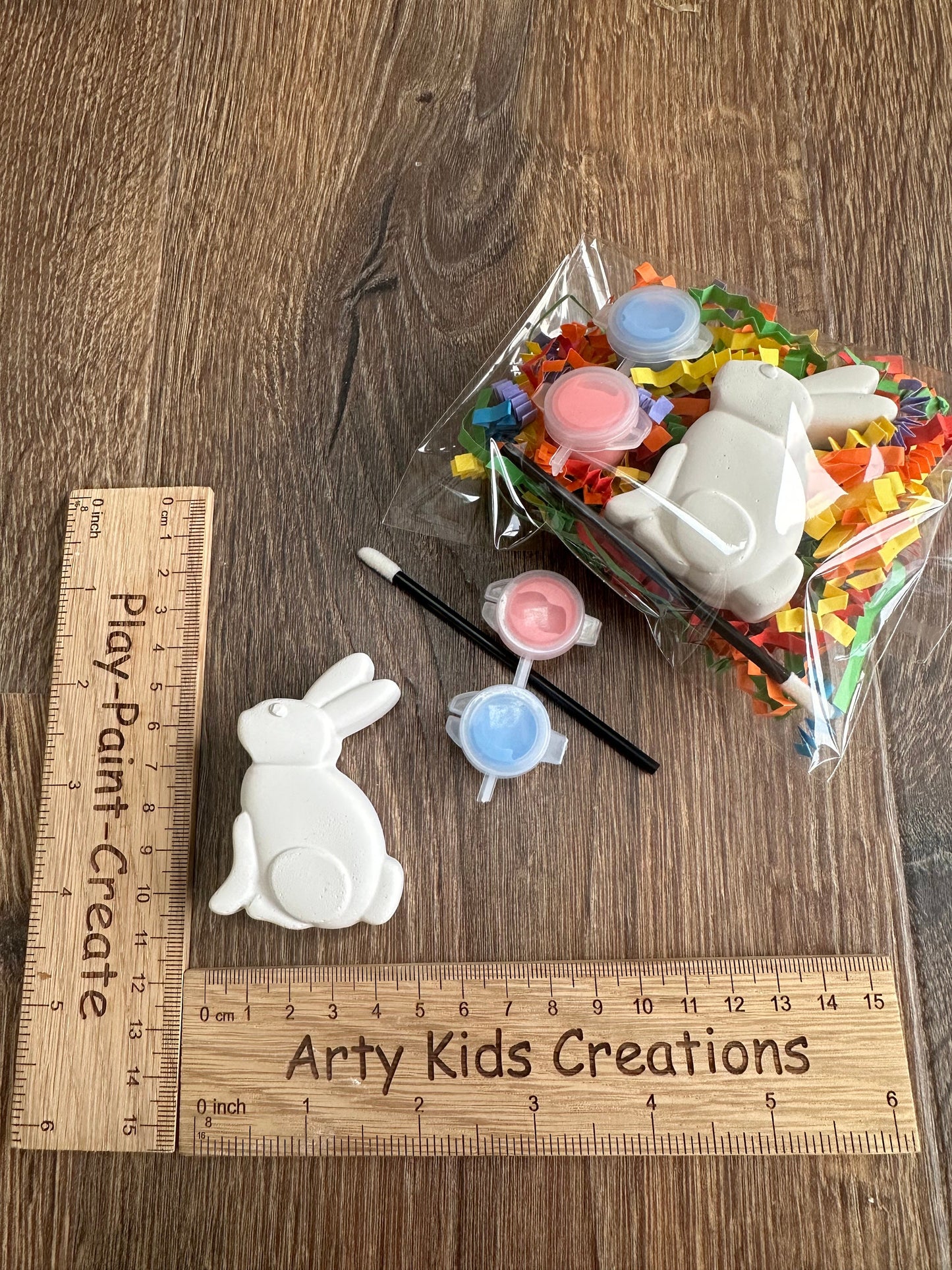 Paint Your Own Easter Bunny~ Rabbit~ Easter Basket ~ Easter Egg Hunt~ Party Favour~ Craft Kit~ Gift~ Magnet Option