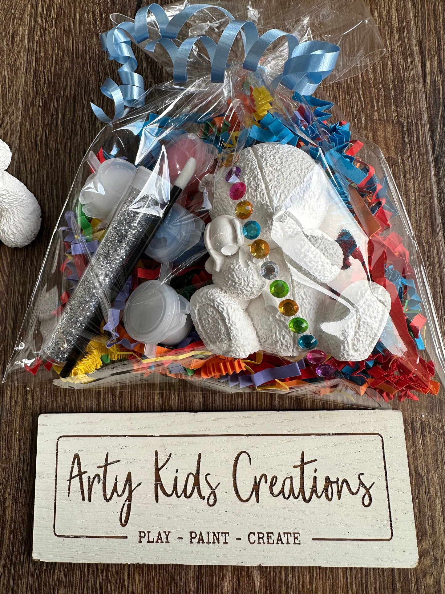 Paint Your Own Freestanding Teddy Bear ~ ~Party Favour ~ Kids Crafts~ Freestanding~ 3d ~ I Love You Bear