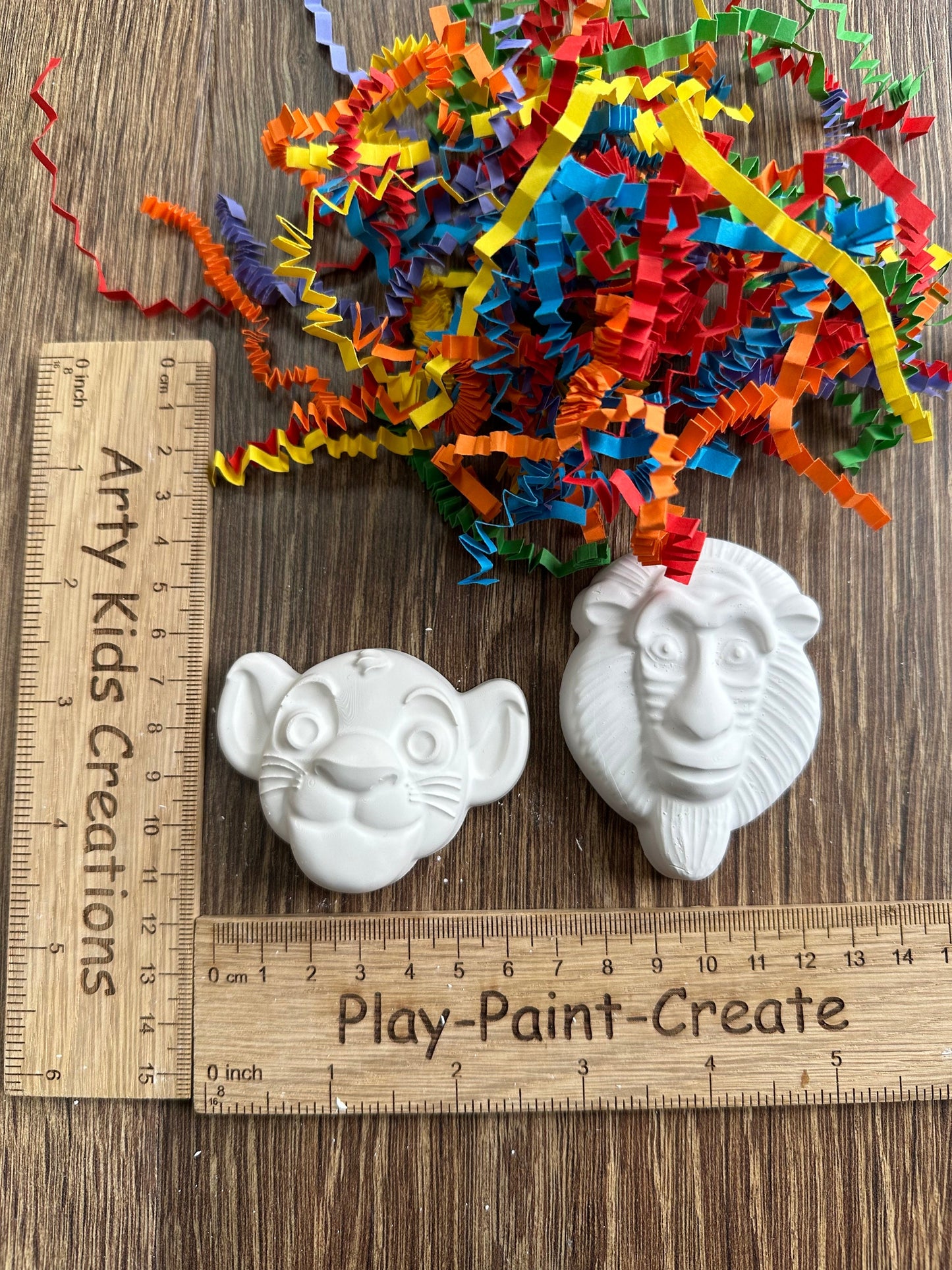 Paint Your Own Lion Party Favour ~ Hobby ~ Party Bag~ Hobby~ Warthog~ Meerkat~ King ~ Monkey~ Magnet Option
