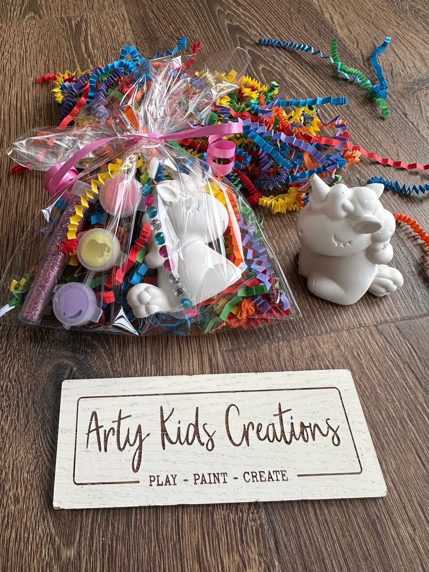 Paint Your Own Freestanding Unicorn ~ ~Party Favour ~ Kids Crafts~ Freestanding~ 3d ~