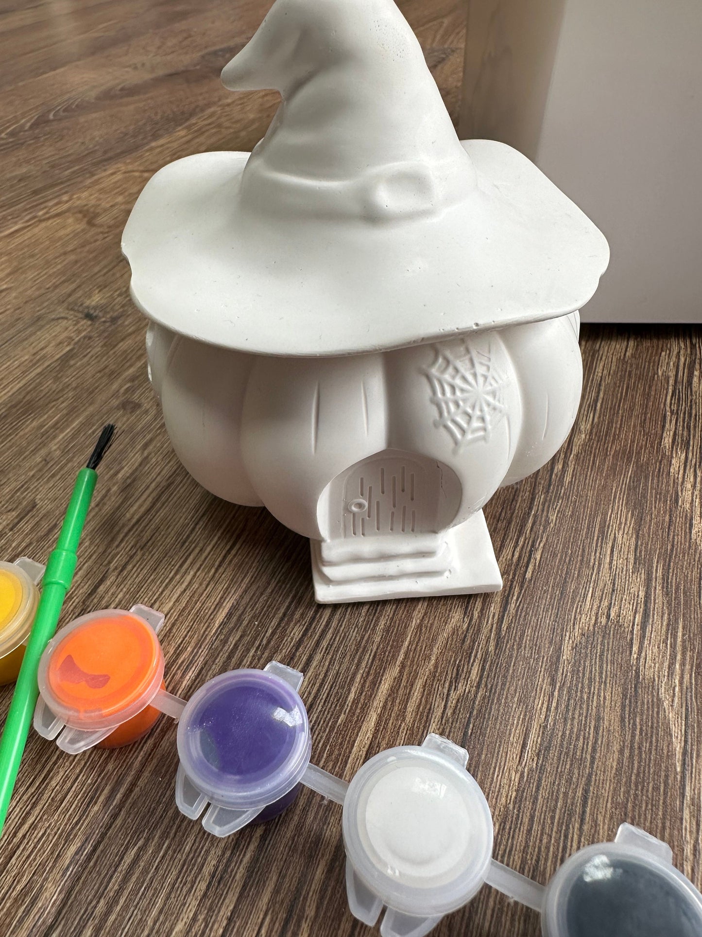 Paint Your Own Pumpkin/ Witch Trinket Box- Pot~ Hobby~ Children’s crafts~ Party Favours~ Halloween