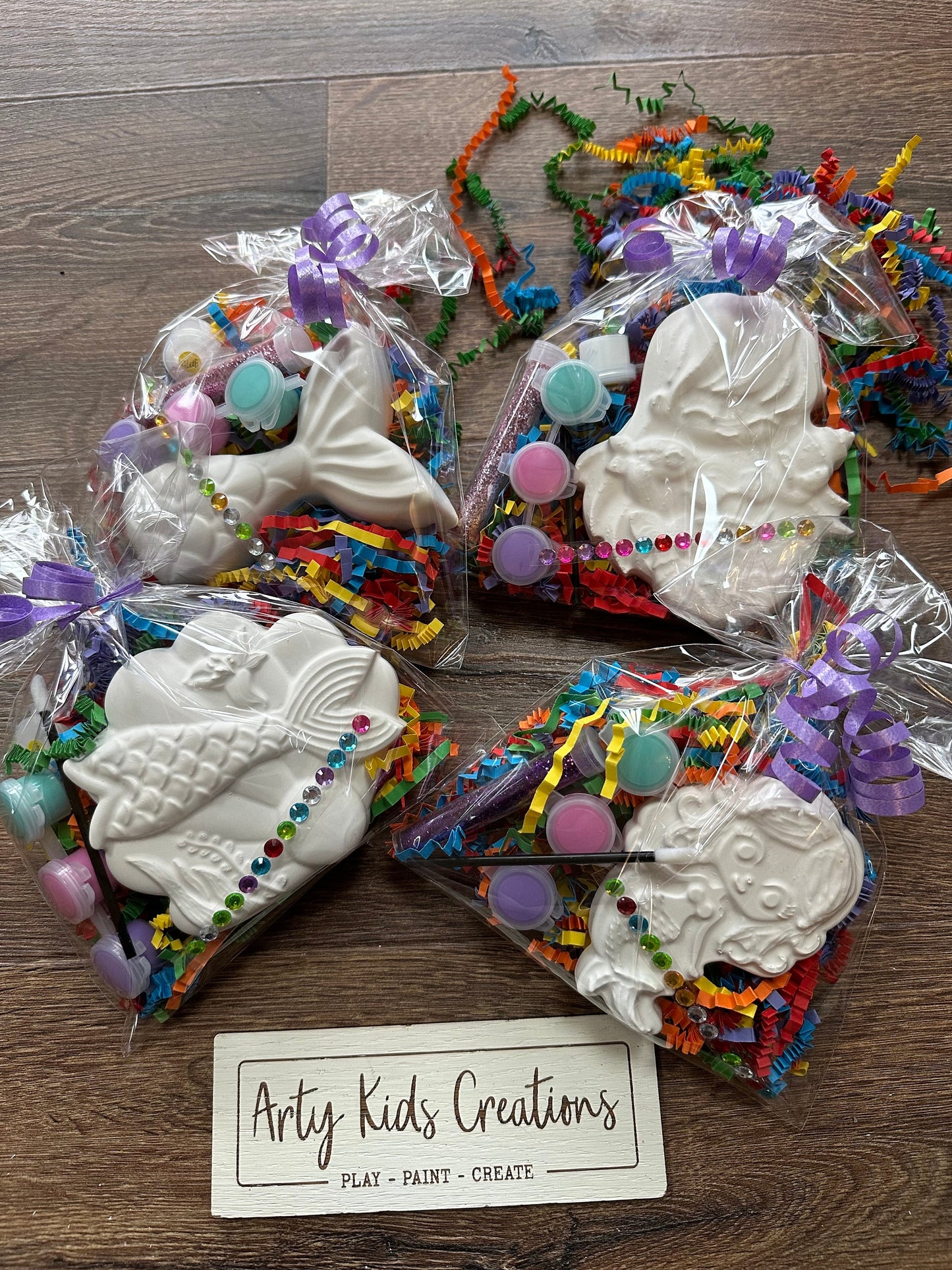 Paint Your Own Mermaid Party Favours~ Party Bag~ Craft Set
