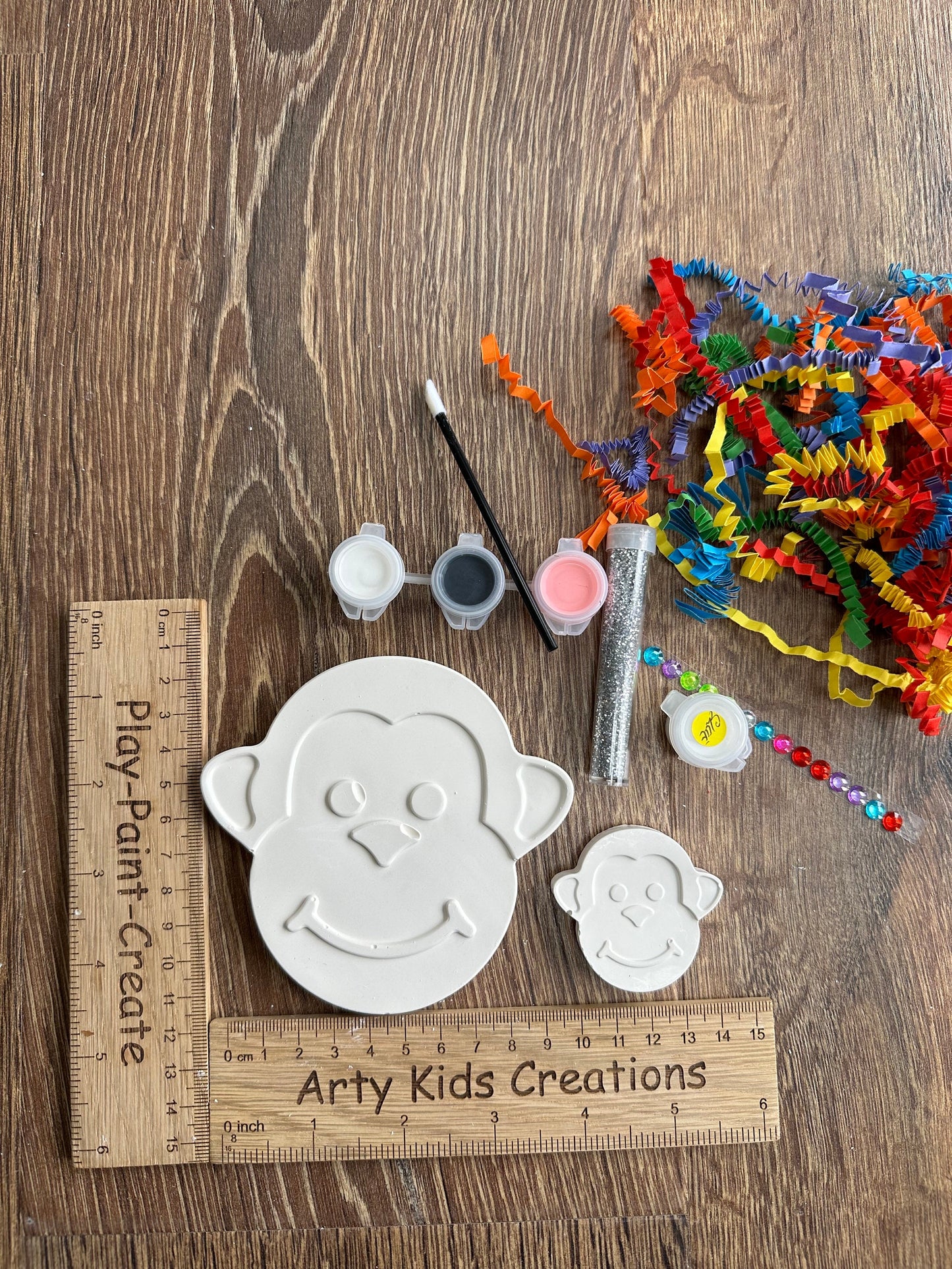 Paint Your Own Monkey Craft Set ~ Craft Kit~ Pocket Money Crafts ~ Rainy Day Activity~ Party Favours ~ Gift