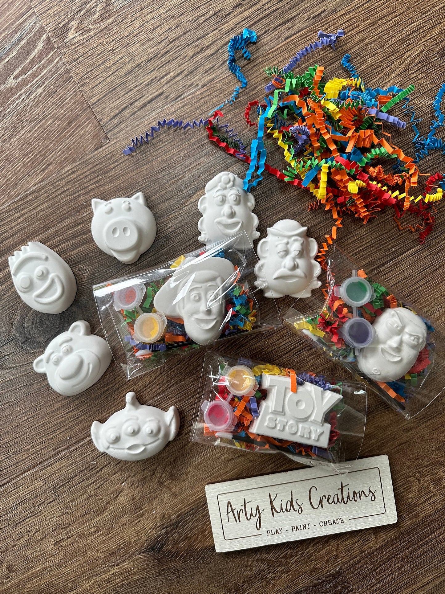 Paint Your Own Toy Cowboy and Friends ~ Magnet Option