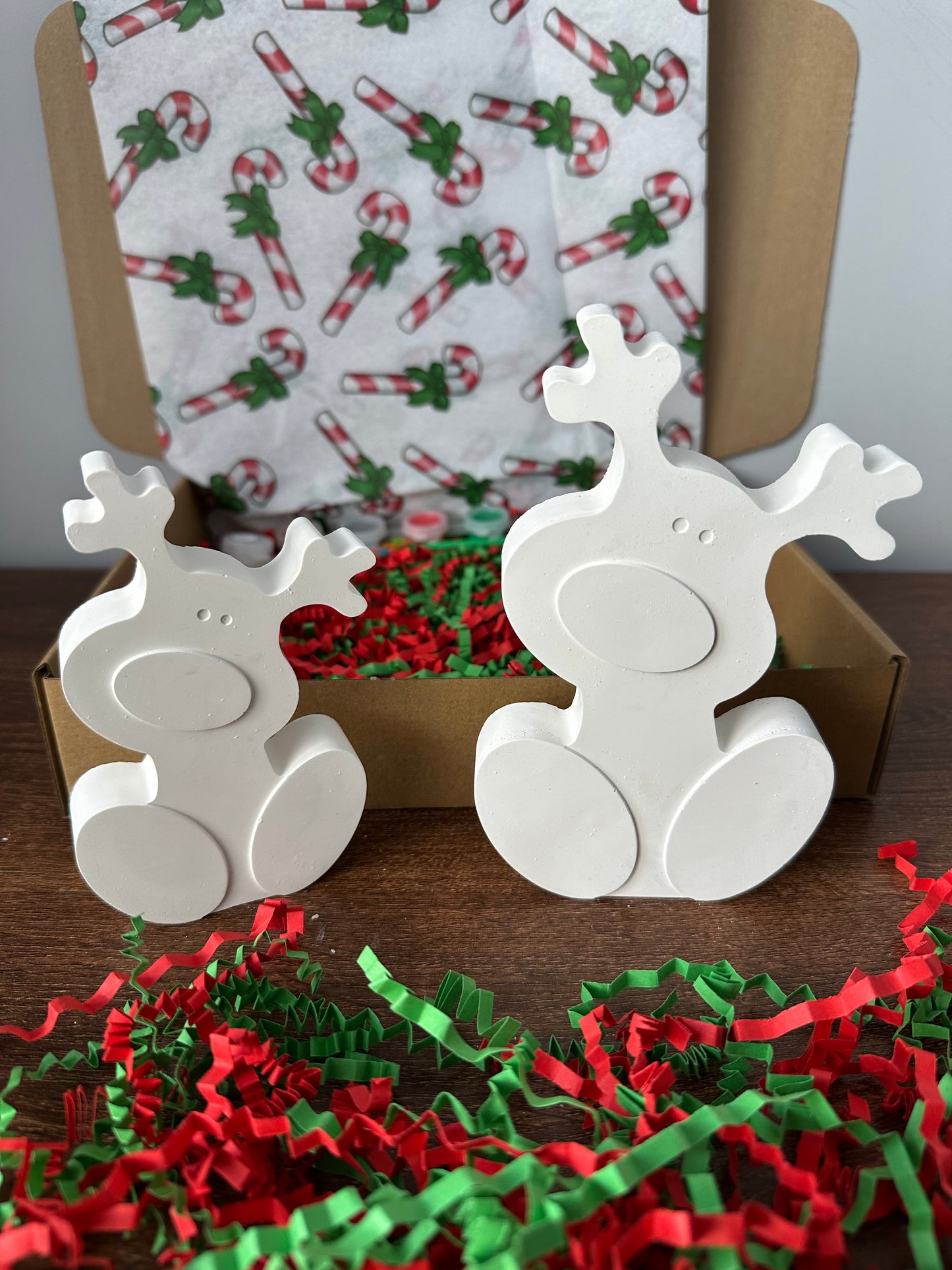 Paint Your Own Reindeer Craft Set ~ Present ~ Christmas Tree  ~ Stocking Filler ~ Xmas Eve Box